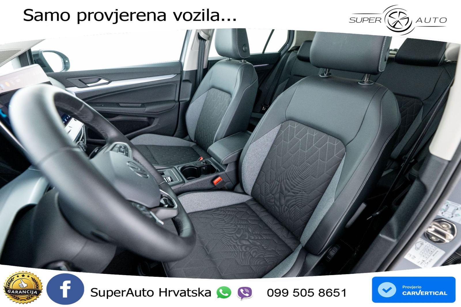 VW Golf 8 1.5 eTSI DSG Life 116 KS, LED+ACC+GR SJED+360+VIRT+PDC, fotografija 13