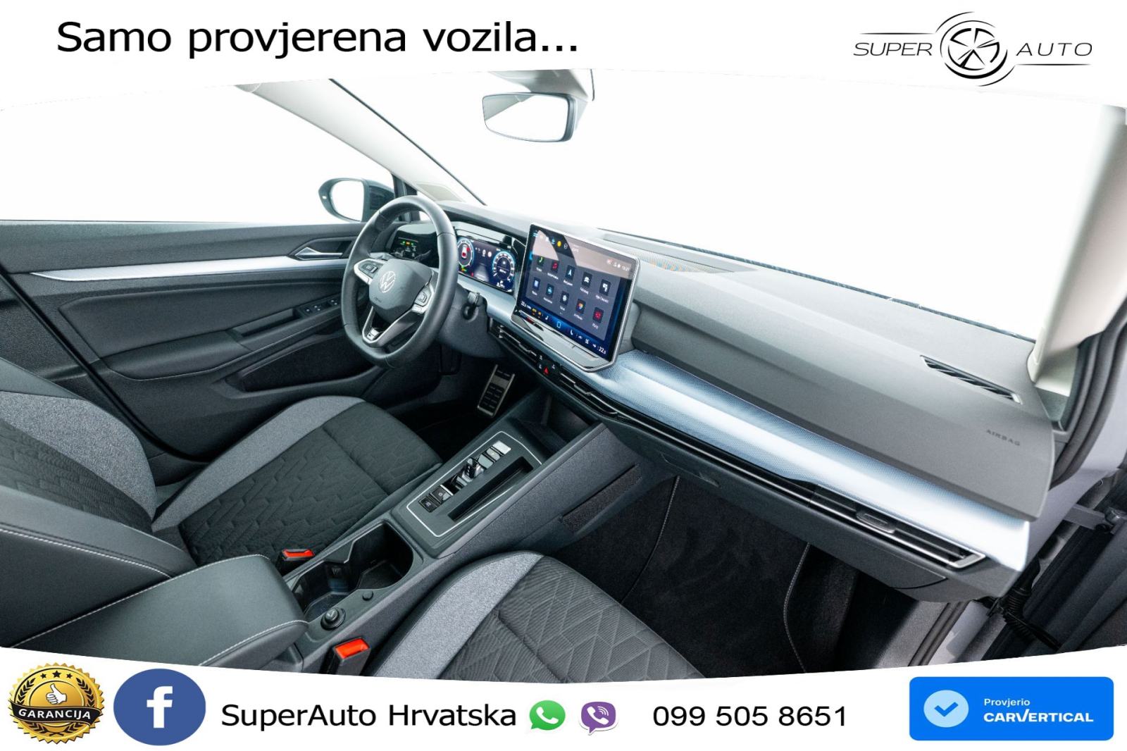 VW Golf 8 1.5 eTSI DSG Life 116 KS, LED+ACC+GR SJED+360+VIRT+PDC, fotografija 14