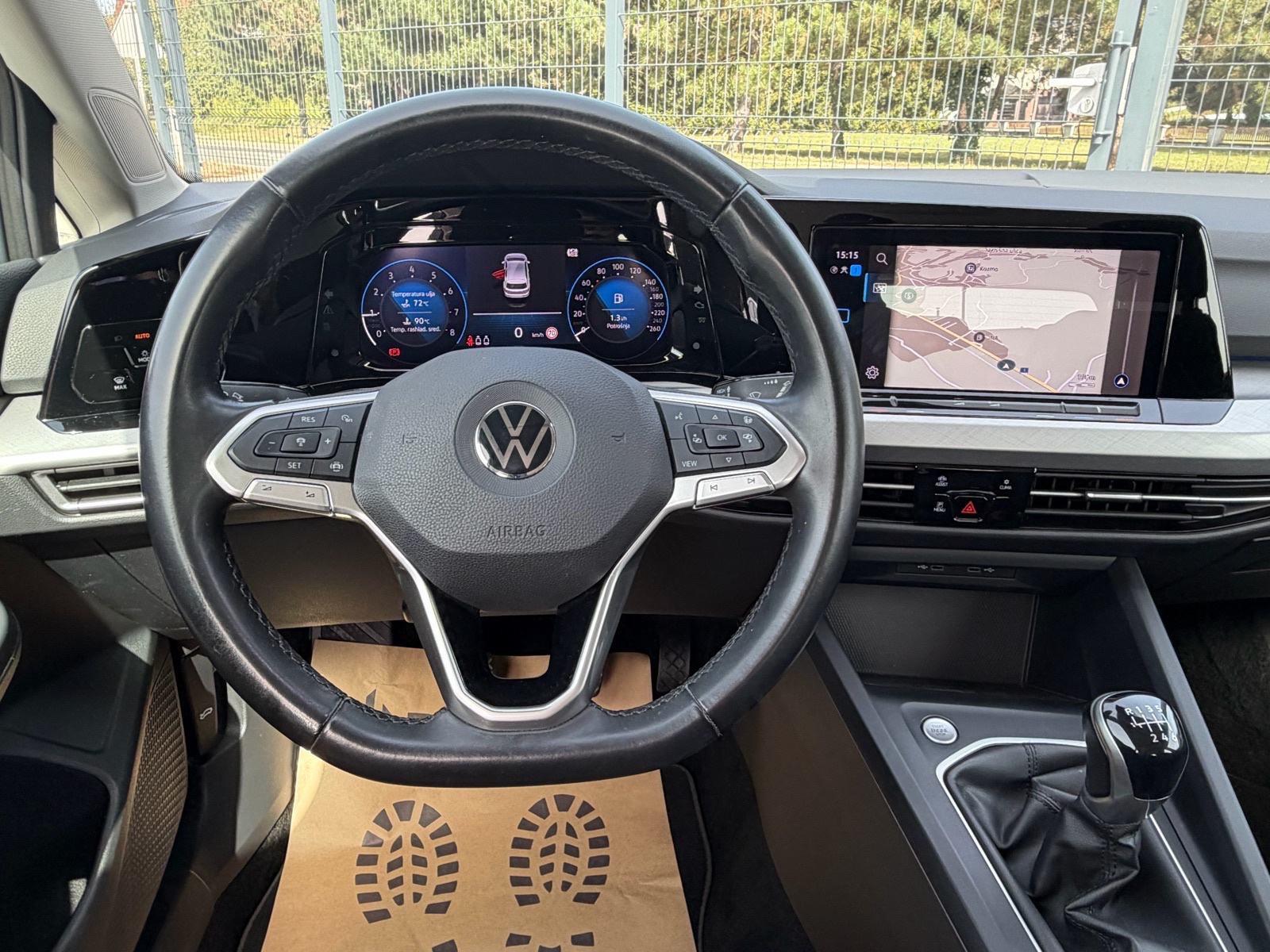 VW Golf 8 1,5 TSI Life ACC Navi MFV Grij.volana Bluetooth Servisna, fotografija 20
