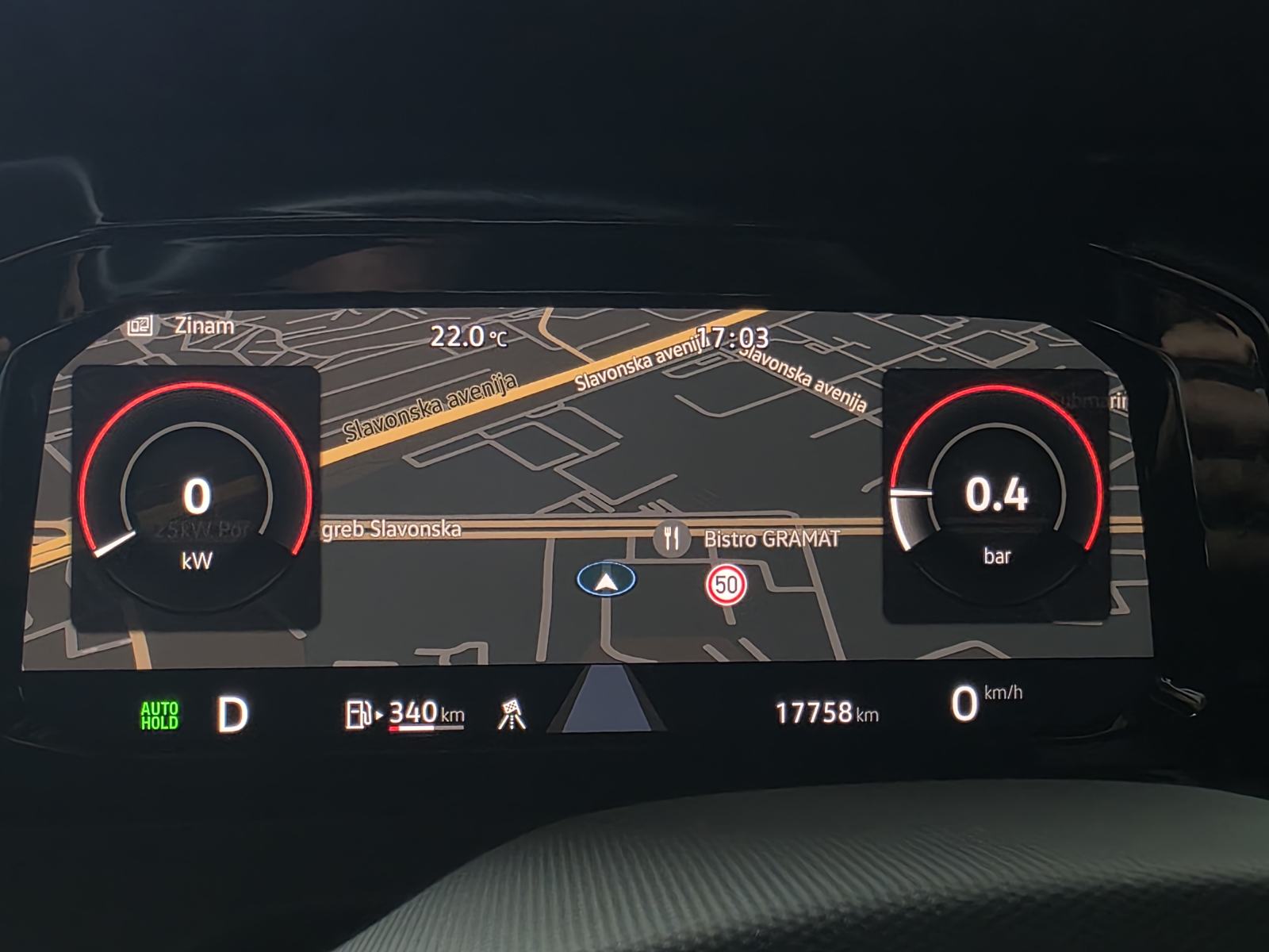 VW Golf 8 2,0 DSG GTI 245 KS, AMBI LIGHT, CAR VERTICAL, PDV, 12/2023, fotografija 16