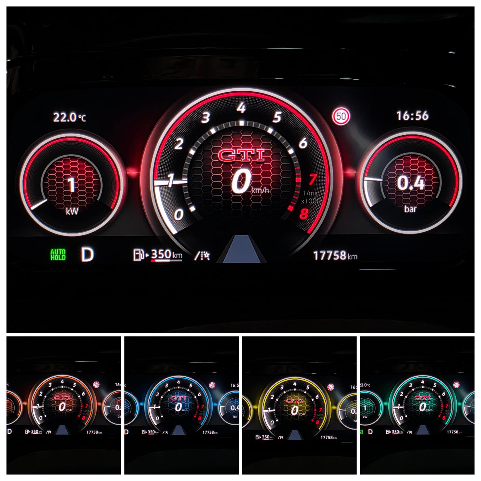 VW Golf 8 2,0 DSG GTI 245 KS, AMBI LIGHT, CAR VERTICAL, PDV, 12/2023, fotografija 15