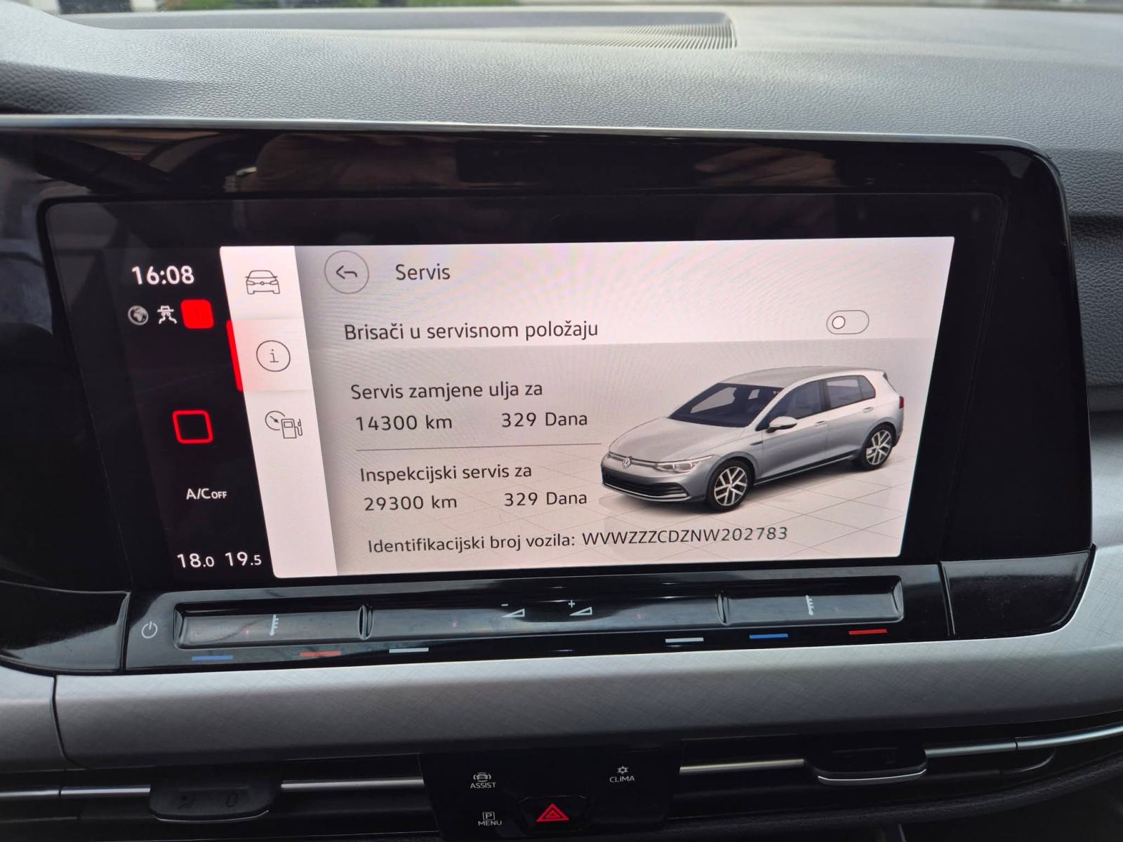 VW Golf 8 2,0 TDI,113.000 tkm,reg 2/27,ko novi,topp stanje,atraktivan, fotografija 20