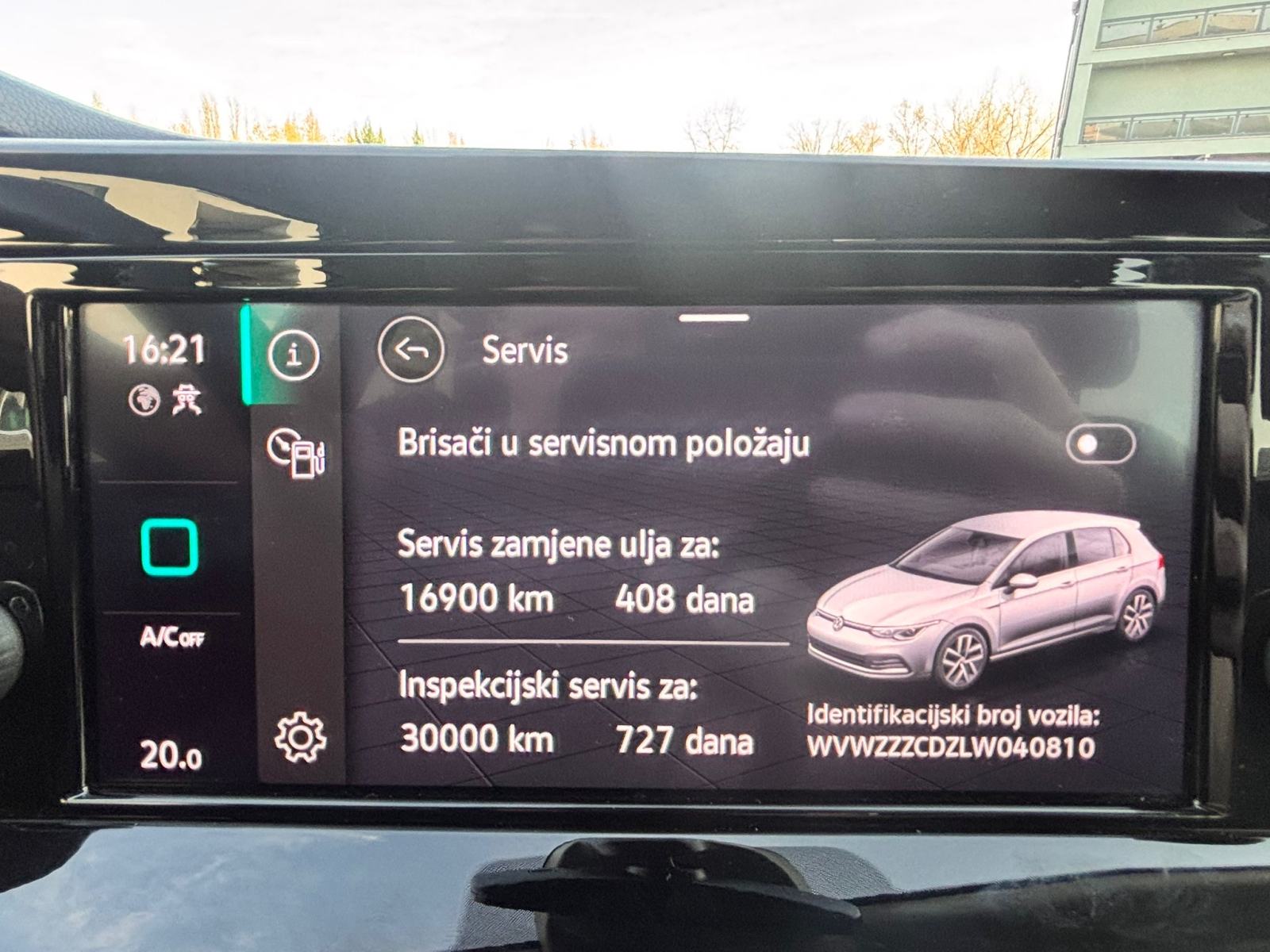 VW Golf 8 2,0 TDI 150 KS Automatik LIFE 1.VL Nije uvoz Jamstvo 1G, fotografija 20