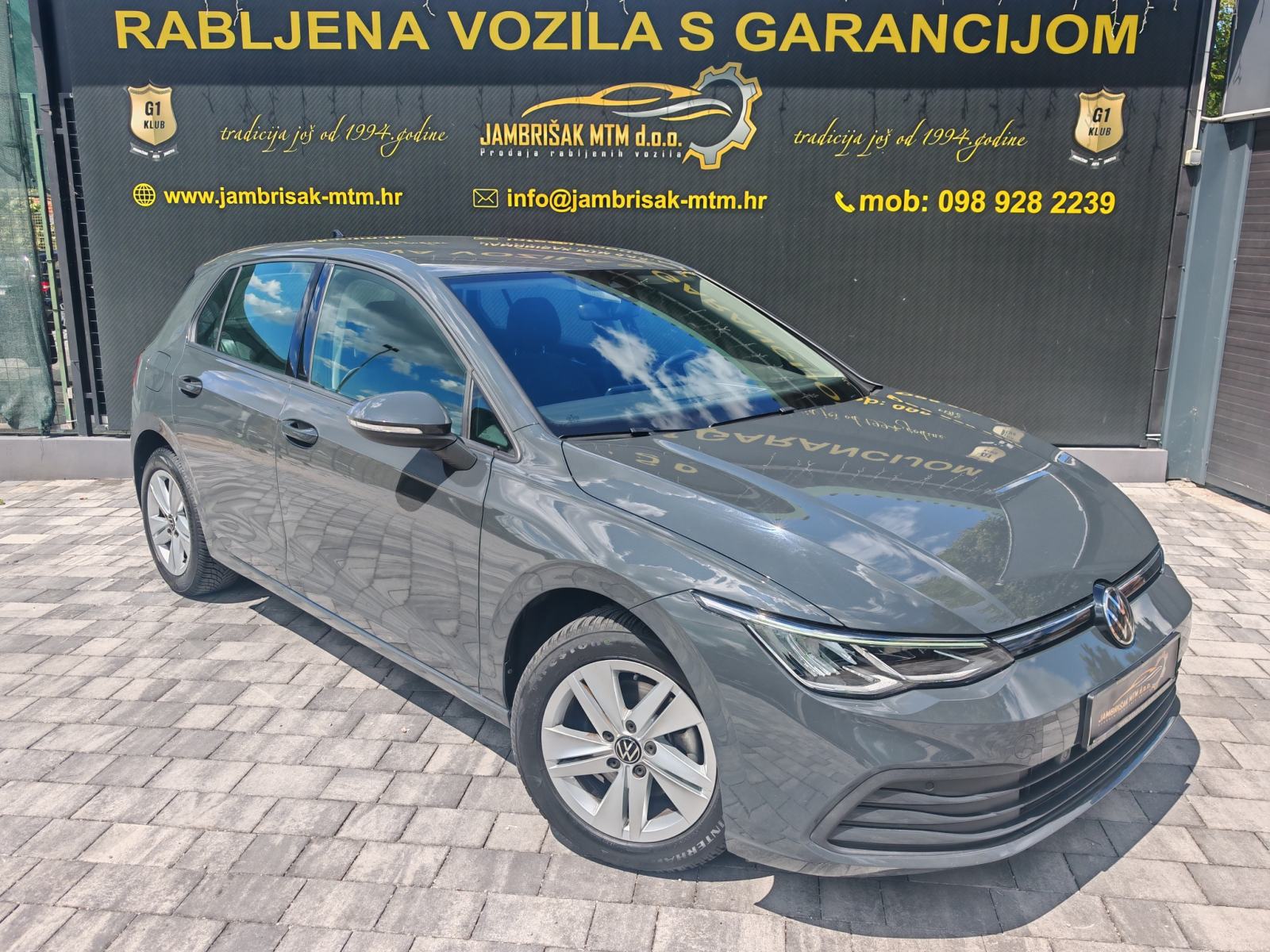 ⭐VW Golf 8 2,0 TDI DSG◽LANE ASSIST◽ACC◽AMBILIGHT◽JAMSTVO✔️⭐, fotografija 10