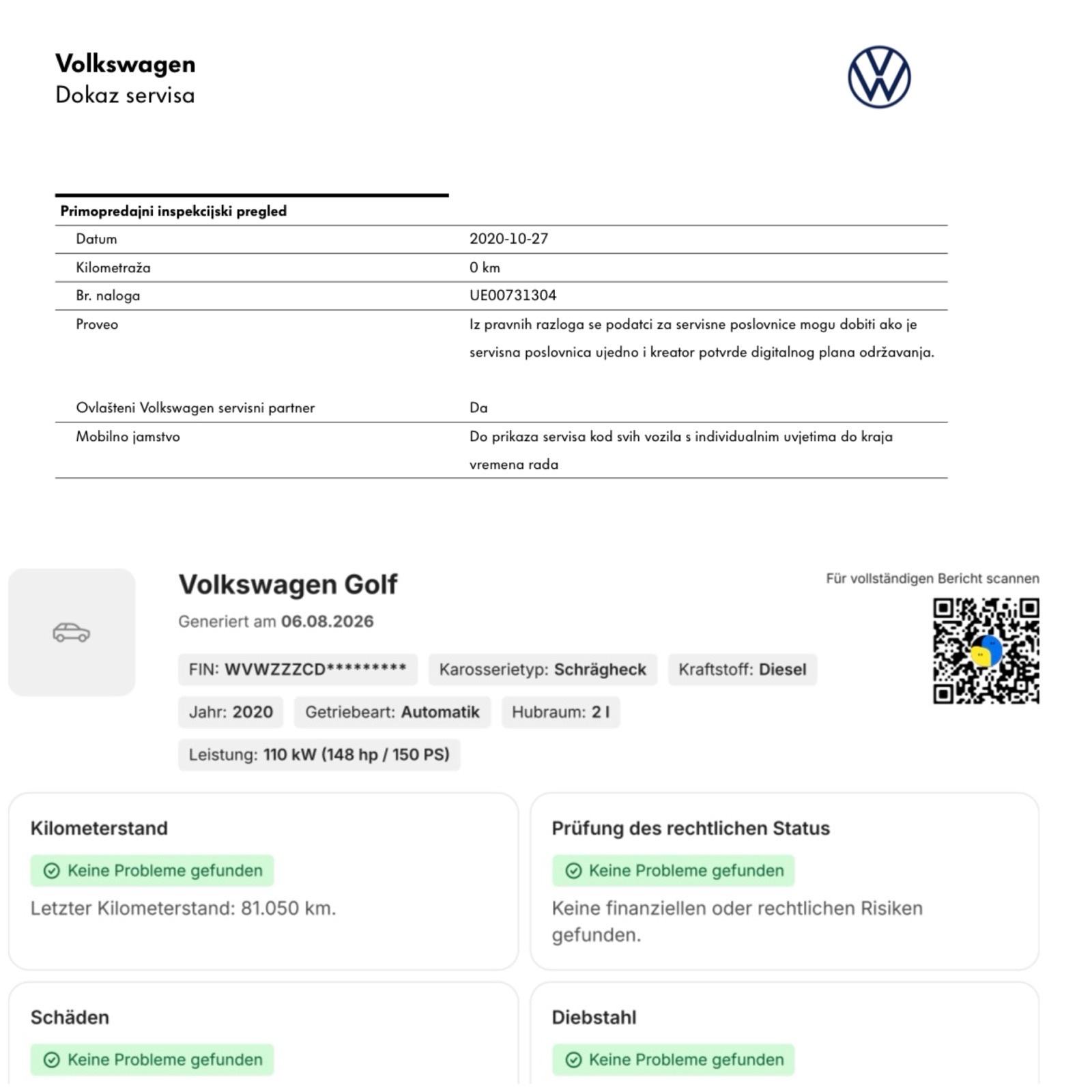 VW Golf 8 2,0 TDI DSG, STYLE, IQ.LIGHT, REGISTRIRAN, NAVI, KEYLESS, fotografija 20