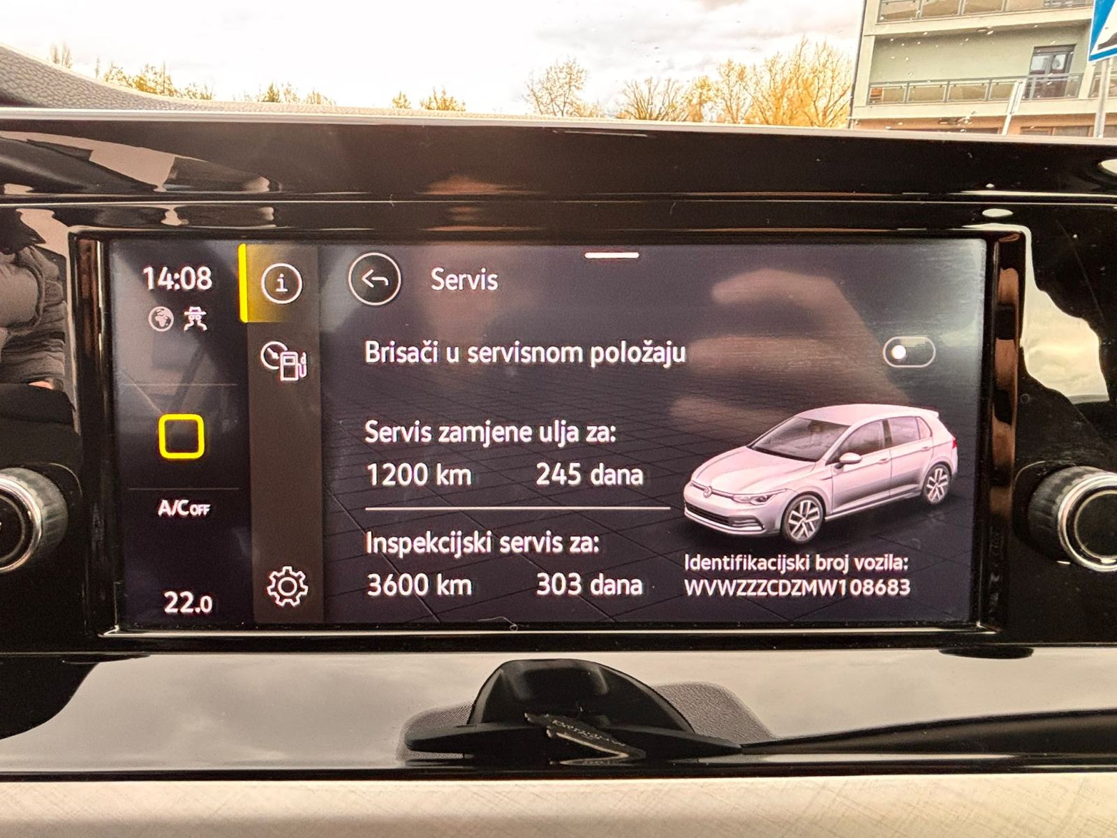 VW Golf 8 2,0 TDI Life 1.VL Nije uvoz Jamstvo 1G, fotografija 18
