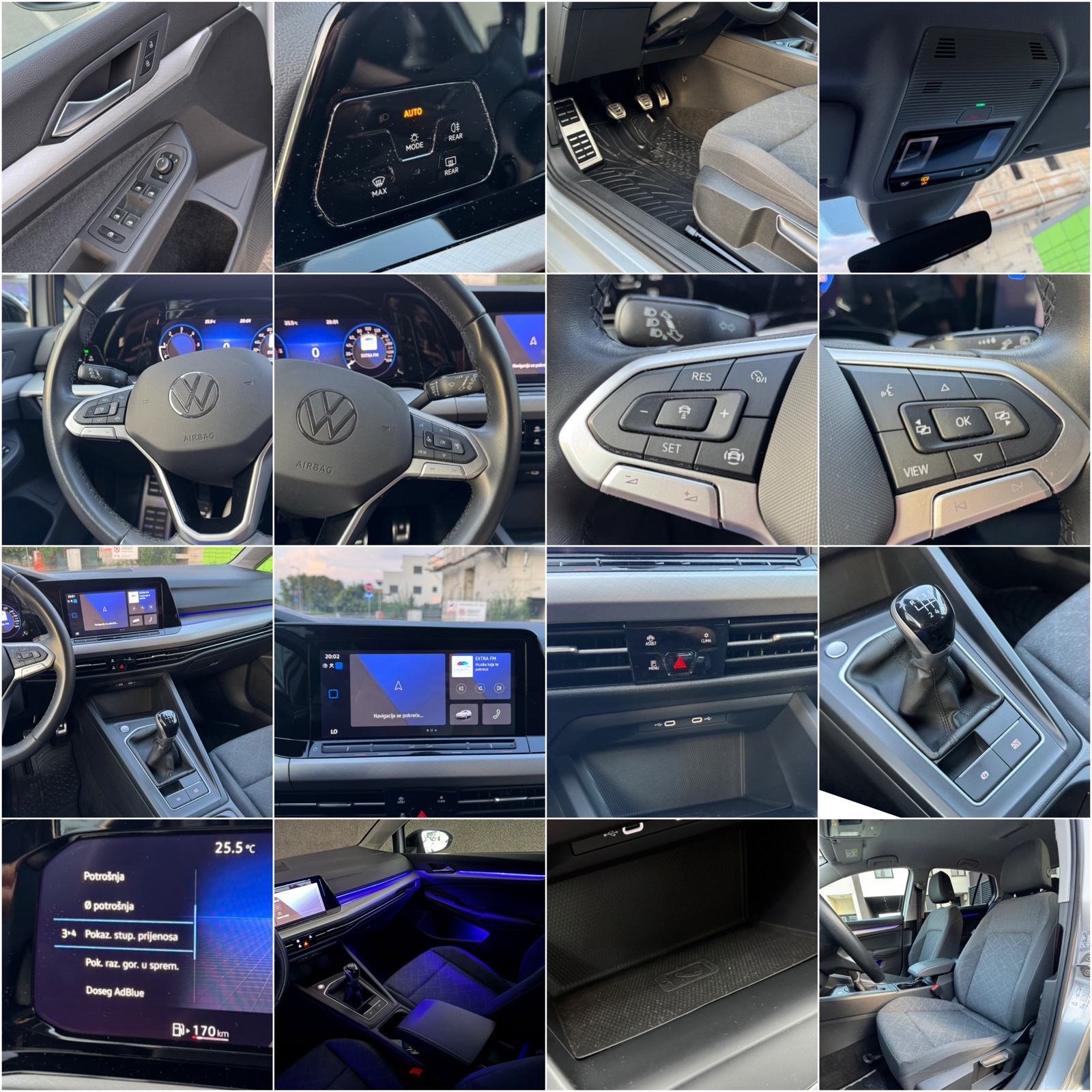 VW Golf 8 2,0 TDI LIFE **NIJE UVOZ,2xKLJUČA, ORIGINAL KM, SERVISNA**, fotografija 18
