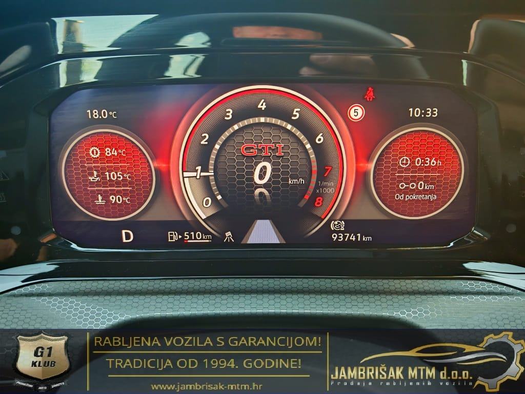 ⭐VW Golf 8 2,0 GTI DSG◽HEAD UP◽IQ LED◽HARMAN&KARDON◽ACC◽JAMSTVO✔️⭐, fotografija 20