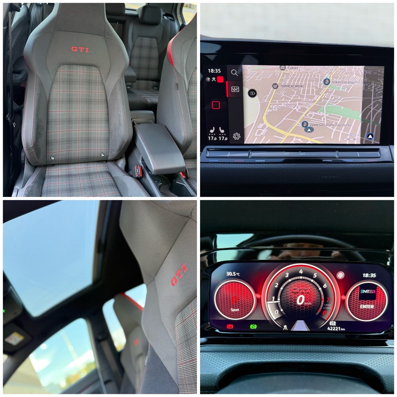 VW Golf 8 GTI•IQ LED•HARMAN KARDON•DSG•PANORAMA•40Tkm•KAO NOV•, fotografija 19