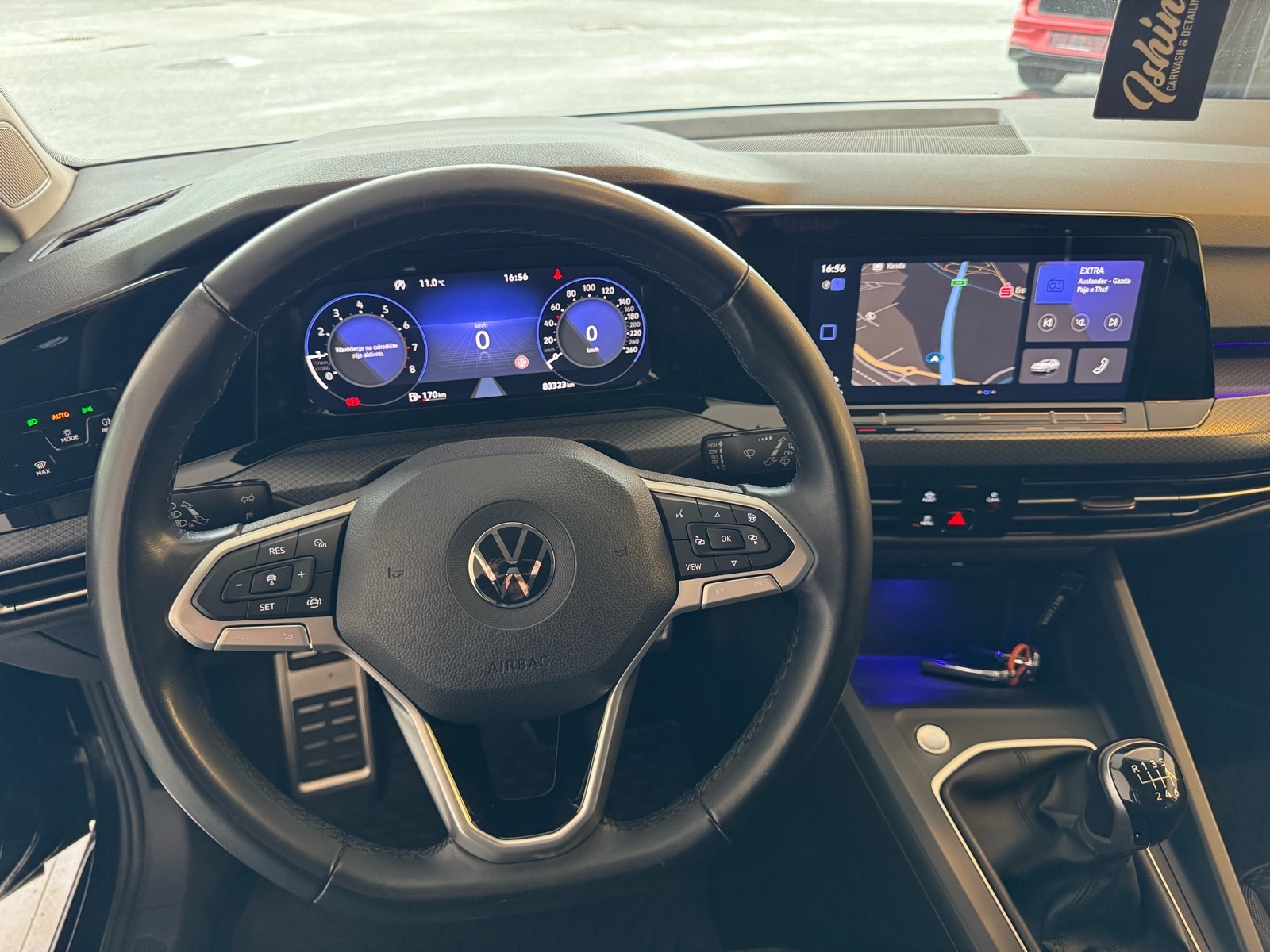 VW Golf 8 TSI United 2021.; 1. vl.; Navi; Virtual; Ambient; Keyless;, fotografija 13