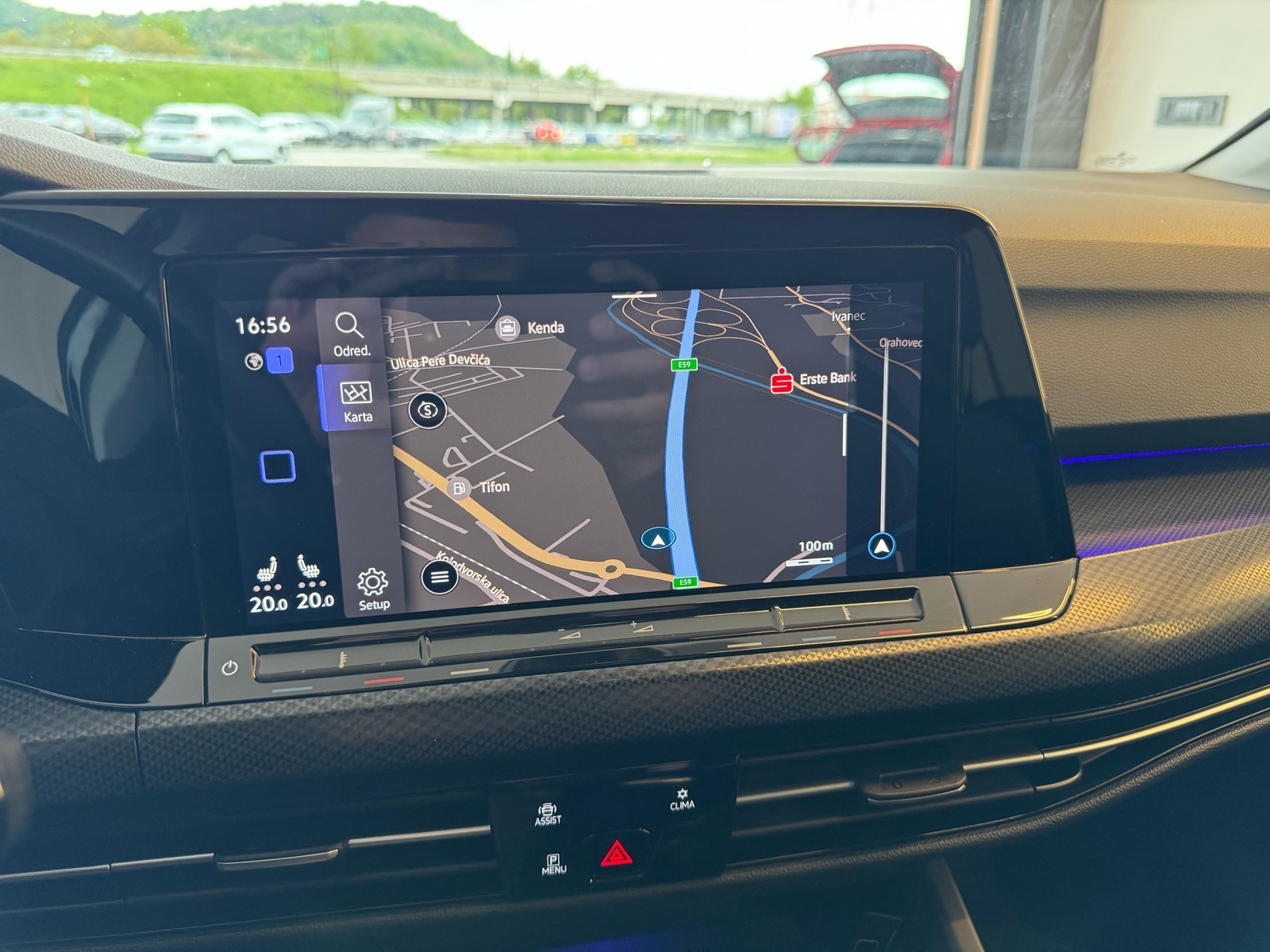 VW Golf 8 TSI United 2021.; 1. vl.; Navi; Virtual; Ambient; Keyless;, fotografija 16