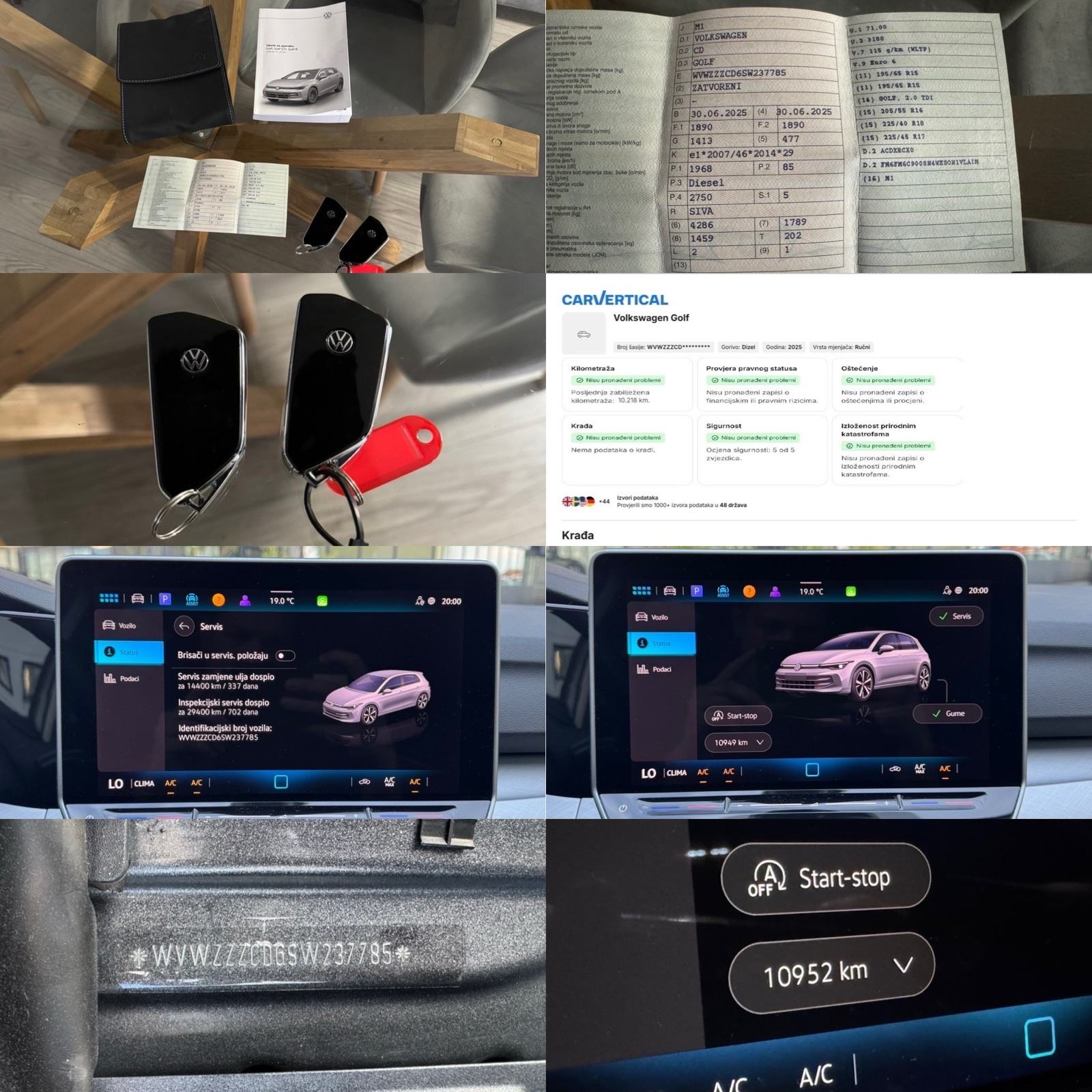 VW Golf 8.5 2,0 TDI *NIJE UVOZ,ORIGINAL KM,2xKLJUČA,REG 07/2027,NOVO*, fotografija 15