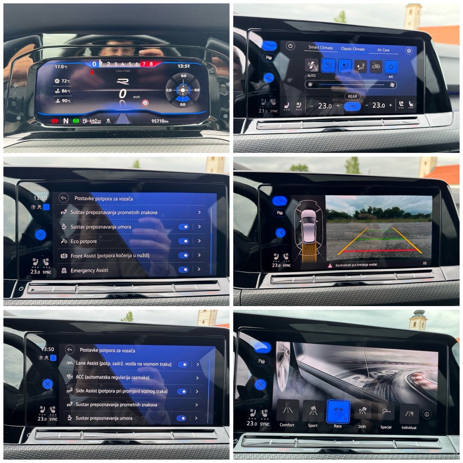 VW Golf 8R Performance, Akrapovič, PANO, H&K, fotografija 19
