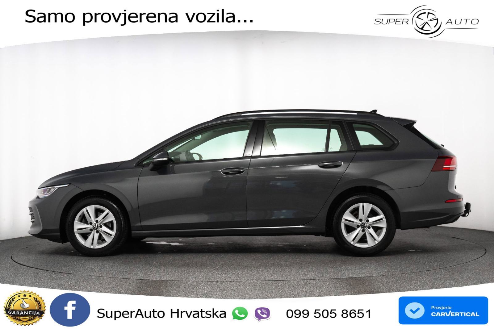 VW Golf Variant 8 1.5 eTSI DSG Life 150 KS, LED+ACC+GR SJED+VIRT+PDC+K, fotografija 3