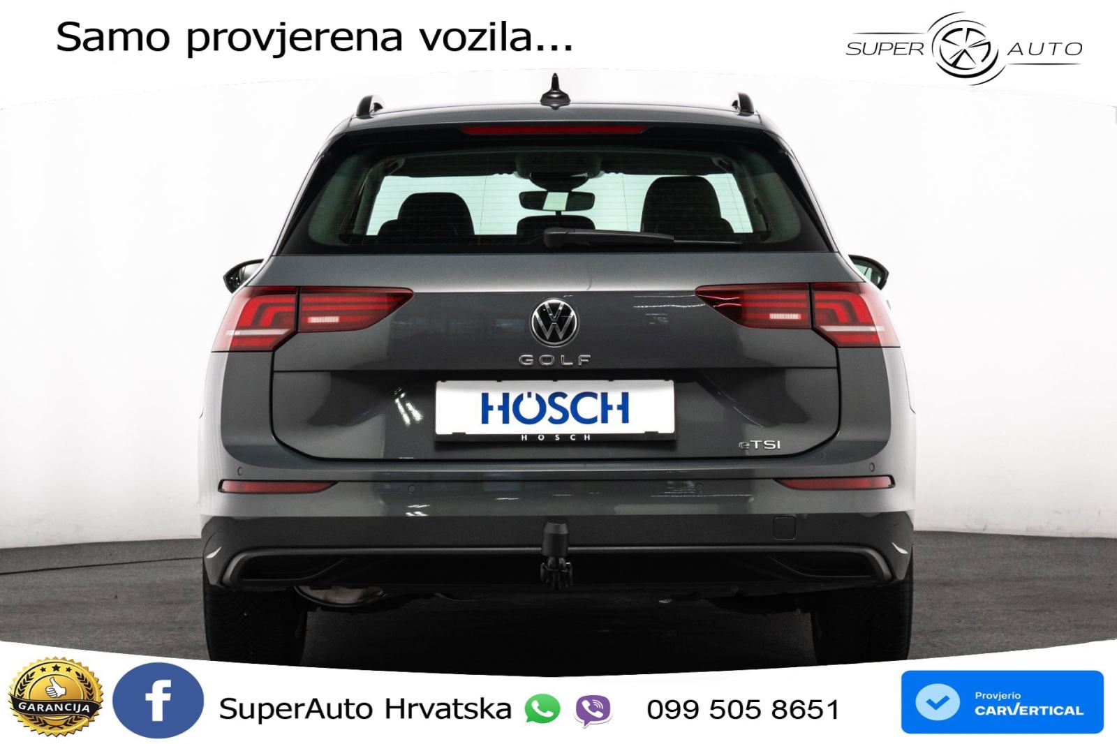 VW Golf Variant 8 1.5 eTSI DSG Life 150 KS, LED+ACC+GR SJED+VIRT+PDC+K, fotografija 4