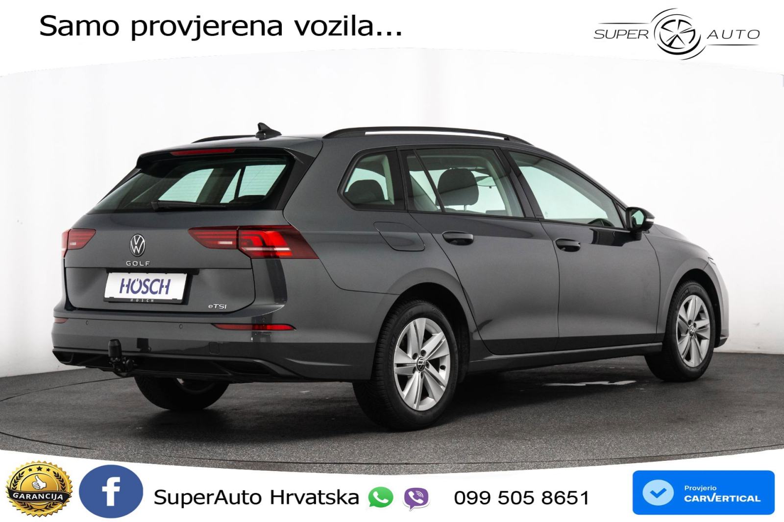 VW Golf Variant 8 1.5 eTSI DSG Life 150 KS, LED+ACC+GR SJED+VIRT+PDC+K, fotografija 5