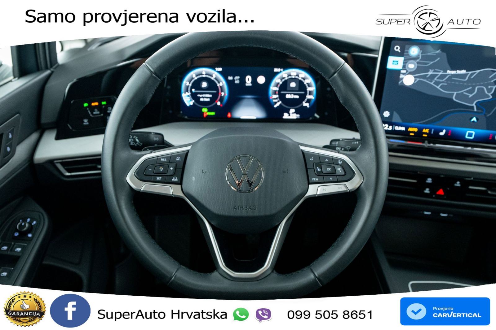 VW Golf Variant 8 1.5 eTSI DSG Life 150 KS, LED+ACC+GR SJED+VIRT+PDC+K, fotografija 7