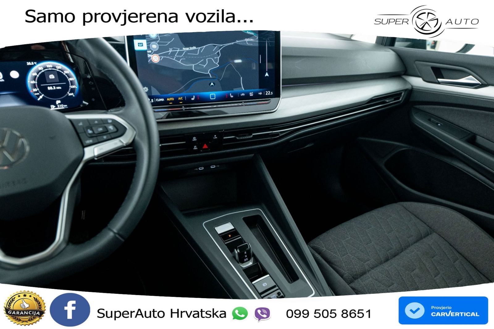 VW Golf Variant 8 1.5 eTSI DSG Life 150 KS, LED+ACC+GR SJED+VIRT+PDC+K, fotografija 14