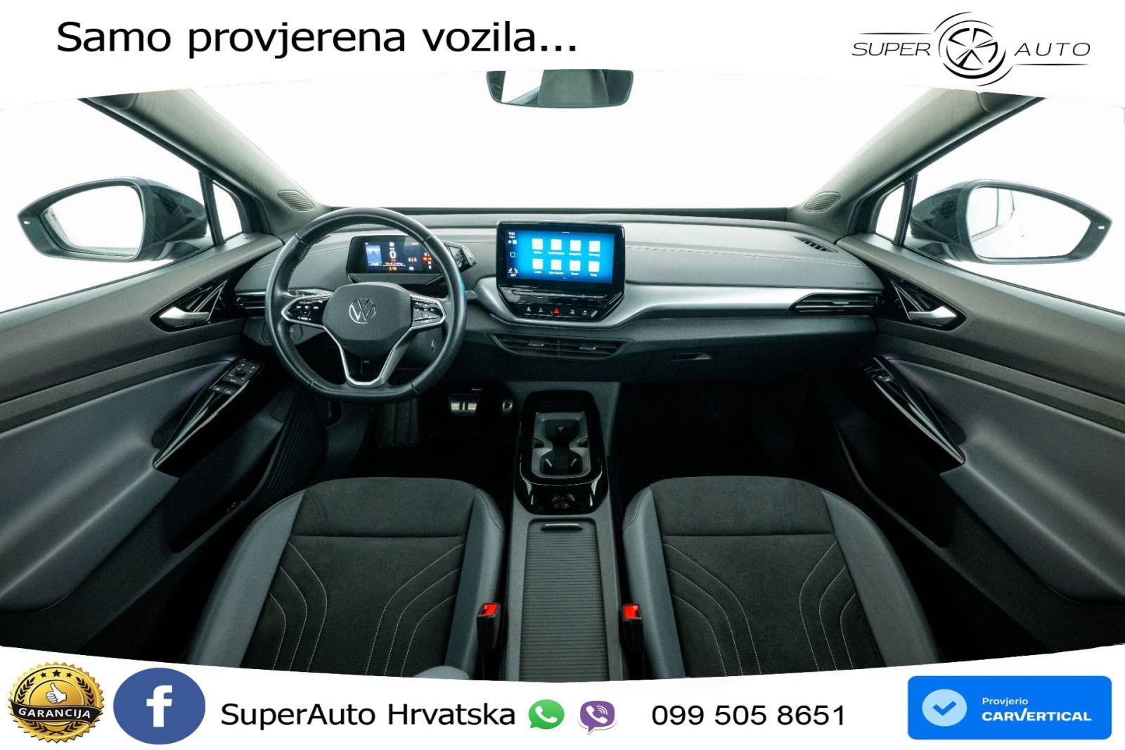 VW ID.4 Pure 55 kWh 149 KS, LED+ACC+GR SJED+KAM+VIRT+PDC, fotografija 6
