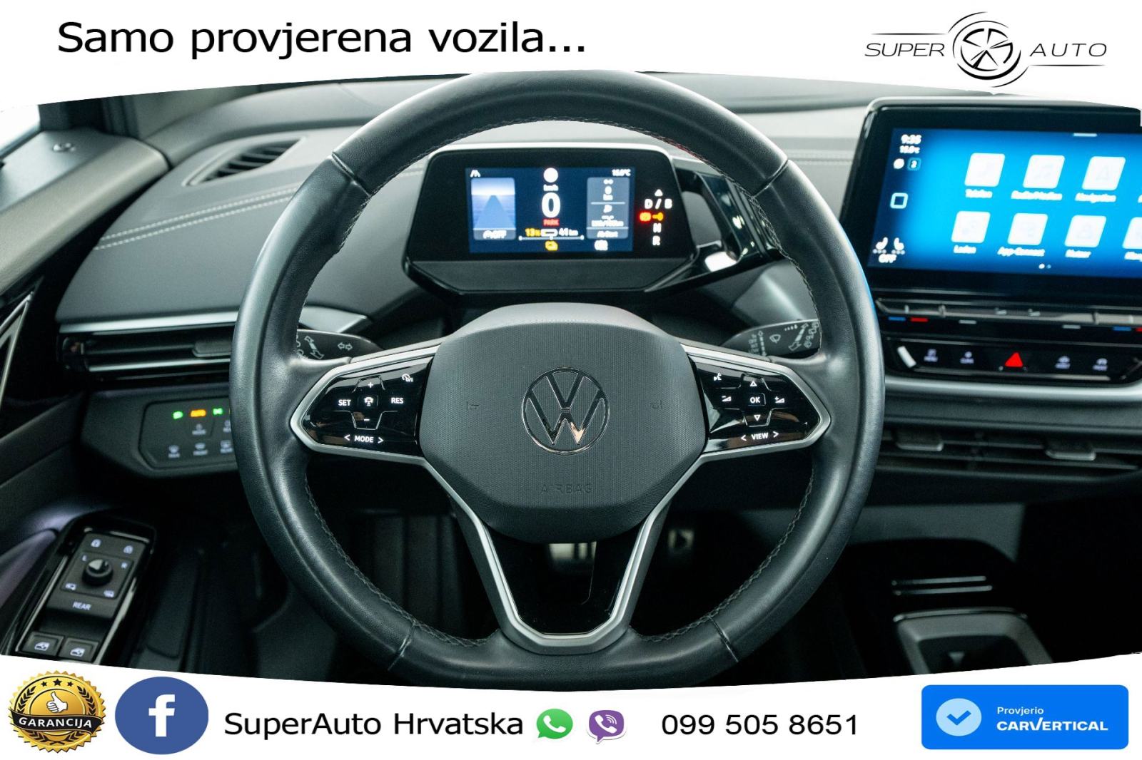 VW ID.4 Pure 55 kWh 149 KS, LED+ACC+GR SJED+KAM+VIRT+PDC, fotografija 7