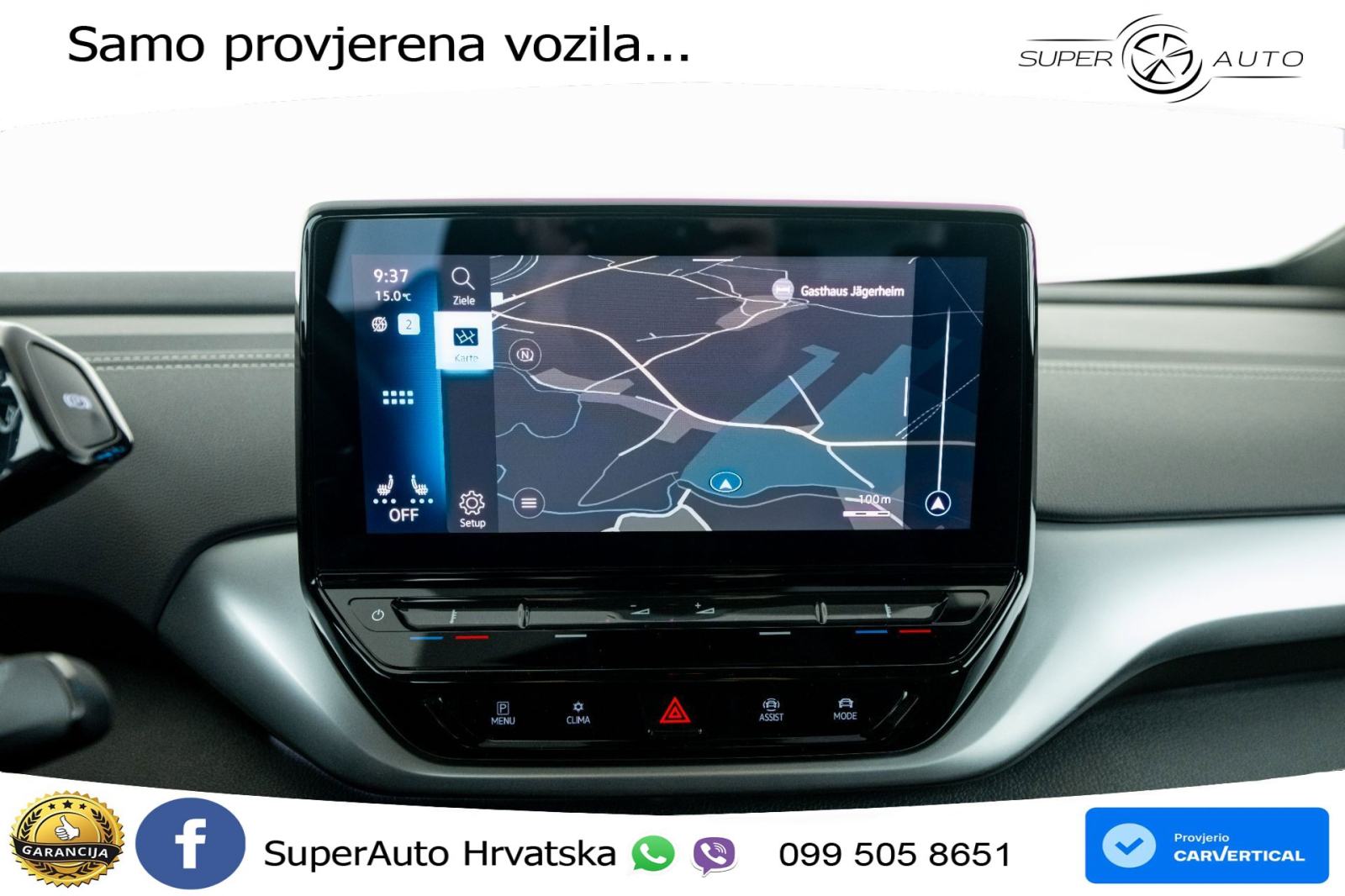 VW ID.4 Pure 55 kWh 149 KS, LED+ACC+GR SJED+KAM+VIRT+PDC, fotografija 9