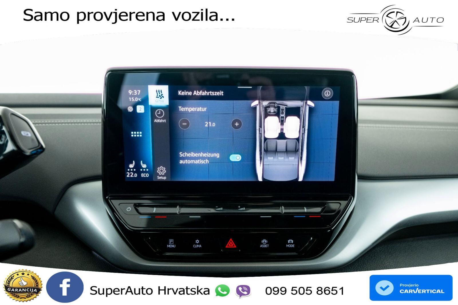 VW ID.4 Pure 55 kWh 149 KS, LED+ACC+GR SJED+KAM+VIRT+PDC, fotografija 10
