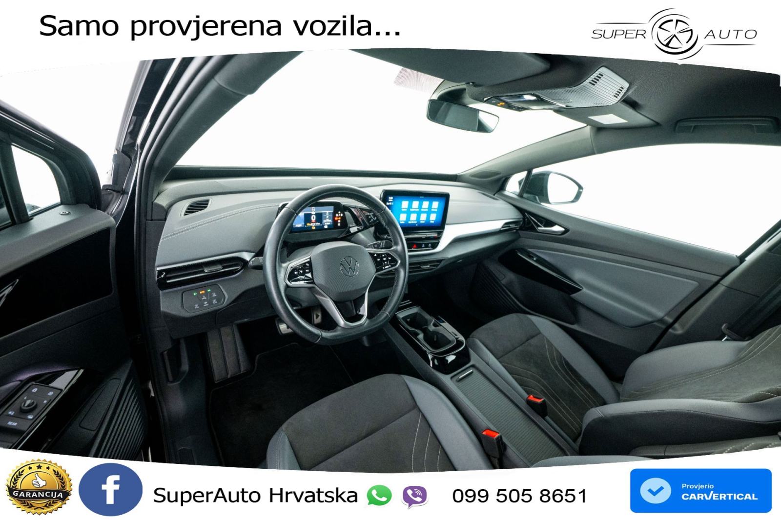VW ID.4 Pure 55 kWh 149 KS, LED+ACC+GR SJED+KAM+VIRT+PDC, fotografija 12