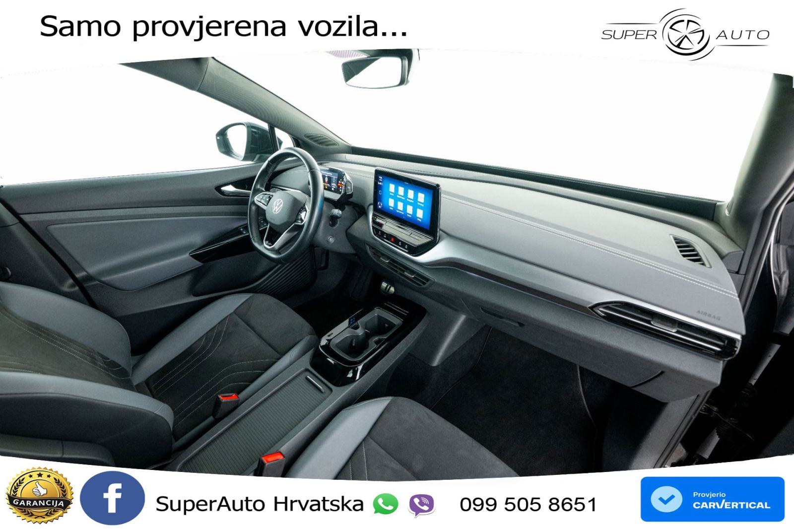 VW ID.4 Pure 55 kWh 149 KS, LED+ACC+GR SJED+KAM+VIRT+PDC, fotografija 14