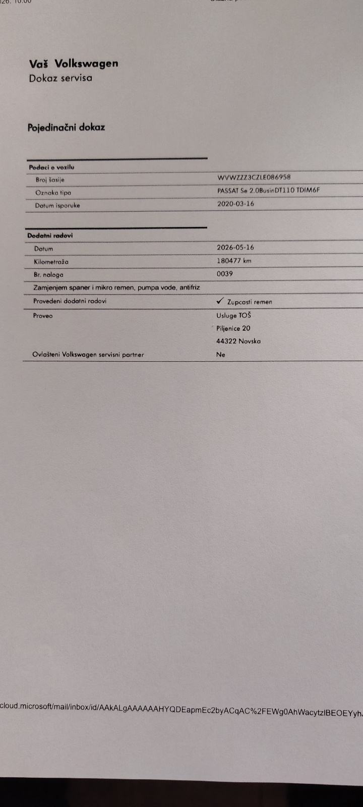 VW PASSAT B8 2,0 TDI 110 KW. BUSINESS. FACELIFT. VELIKI SERVIS., fotografija 20