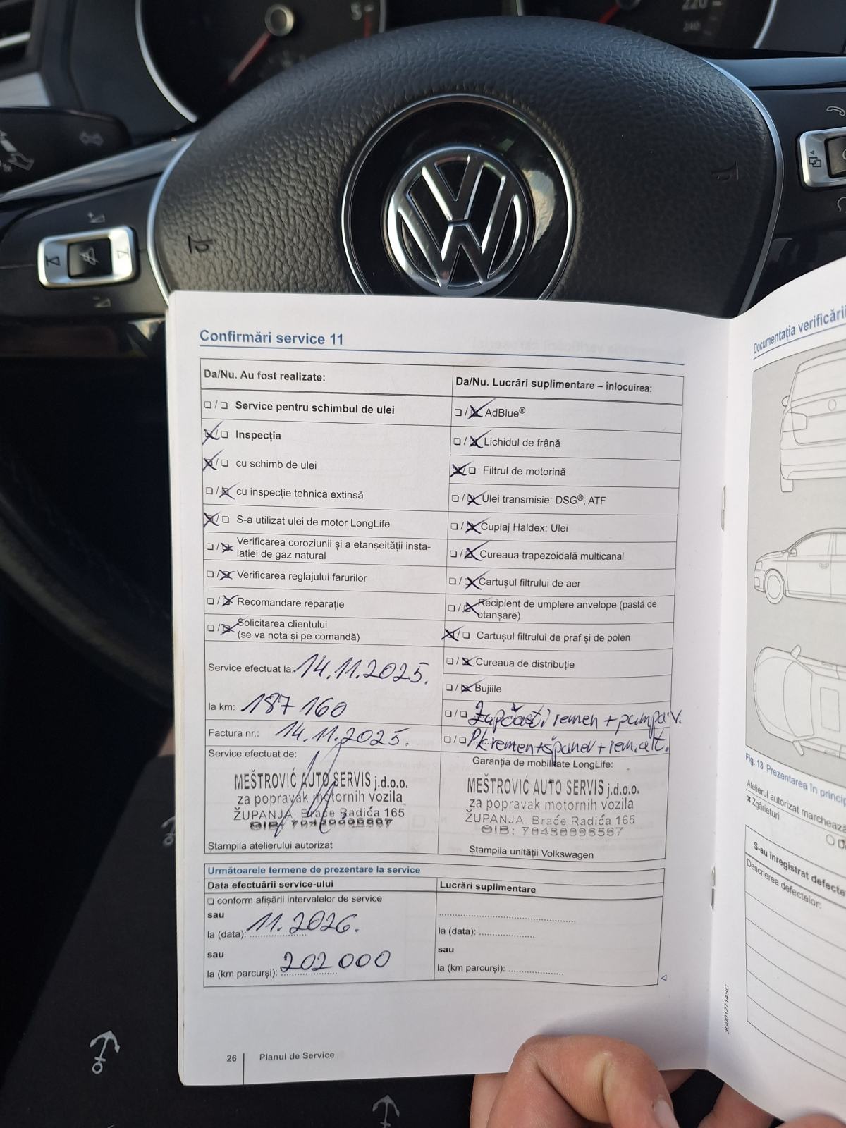 VW Passat B8 2.0 TDI 150 KS | 2015 | Servisna knj, fotografija 12