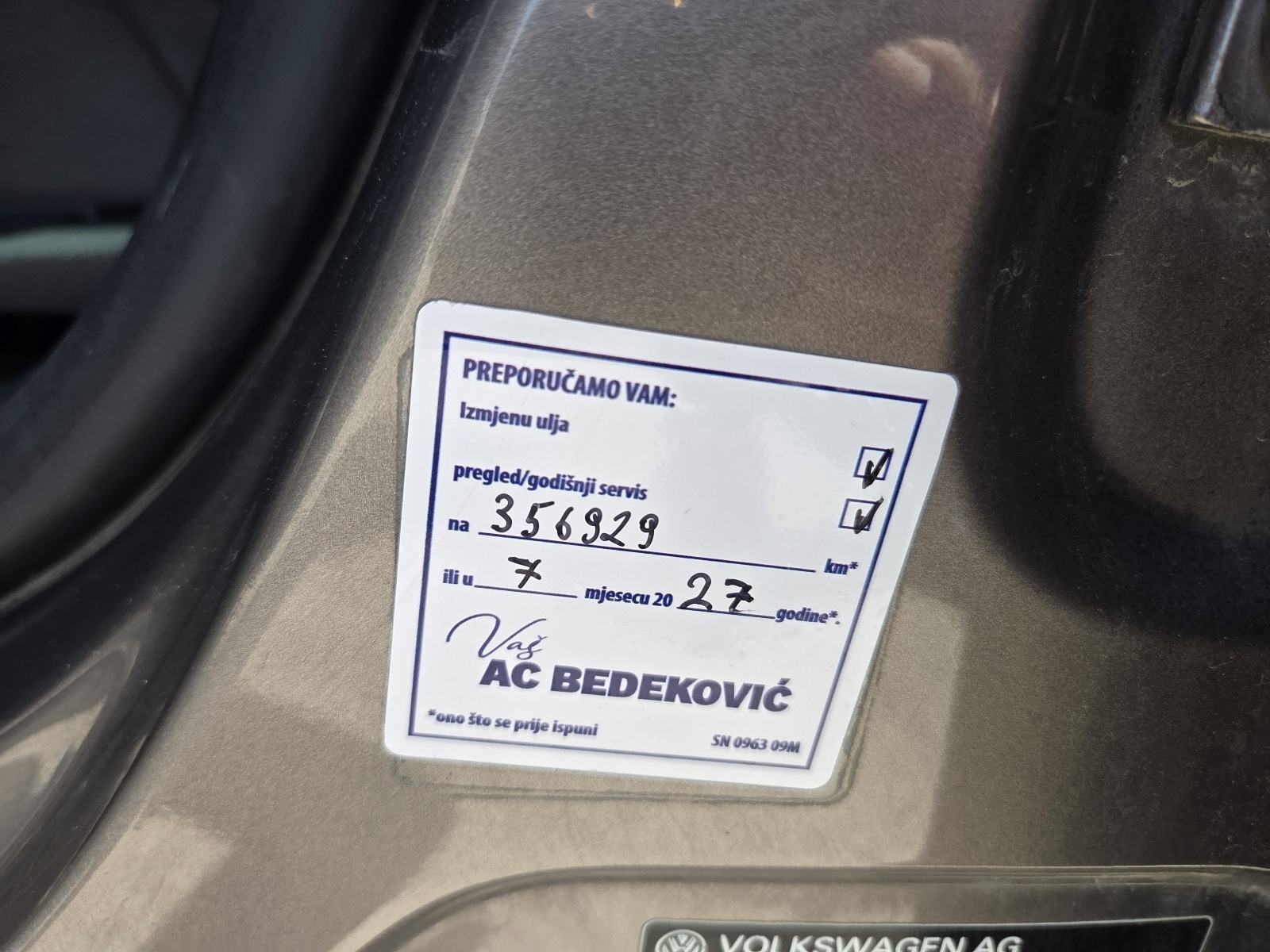 VW Passat Variant 2.0 TDI automatik REG.07/2027, fotografija 16