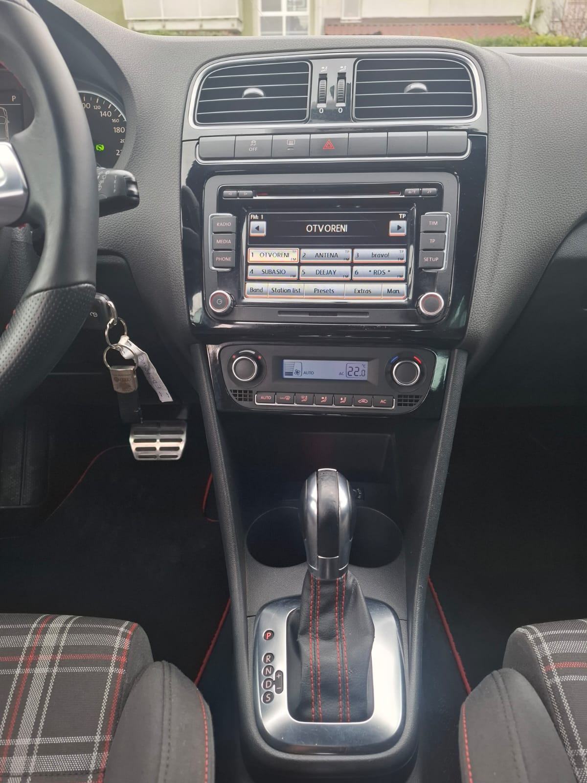 VW Polo 1,4 GTI DSG ++rata 101 EUR/mj./ KREDIT / KARTICE++, fotografija 12