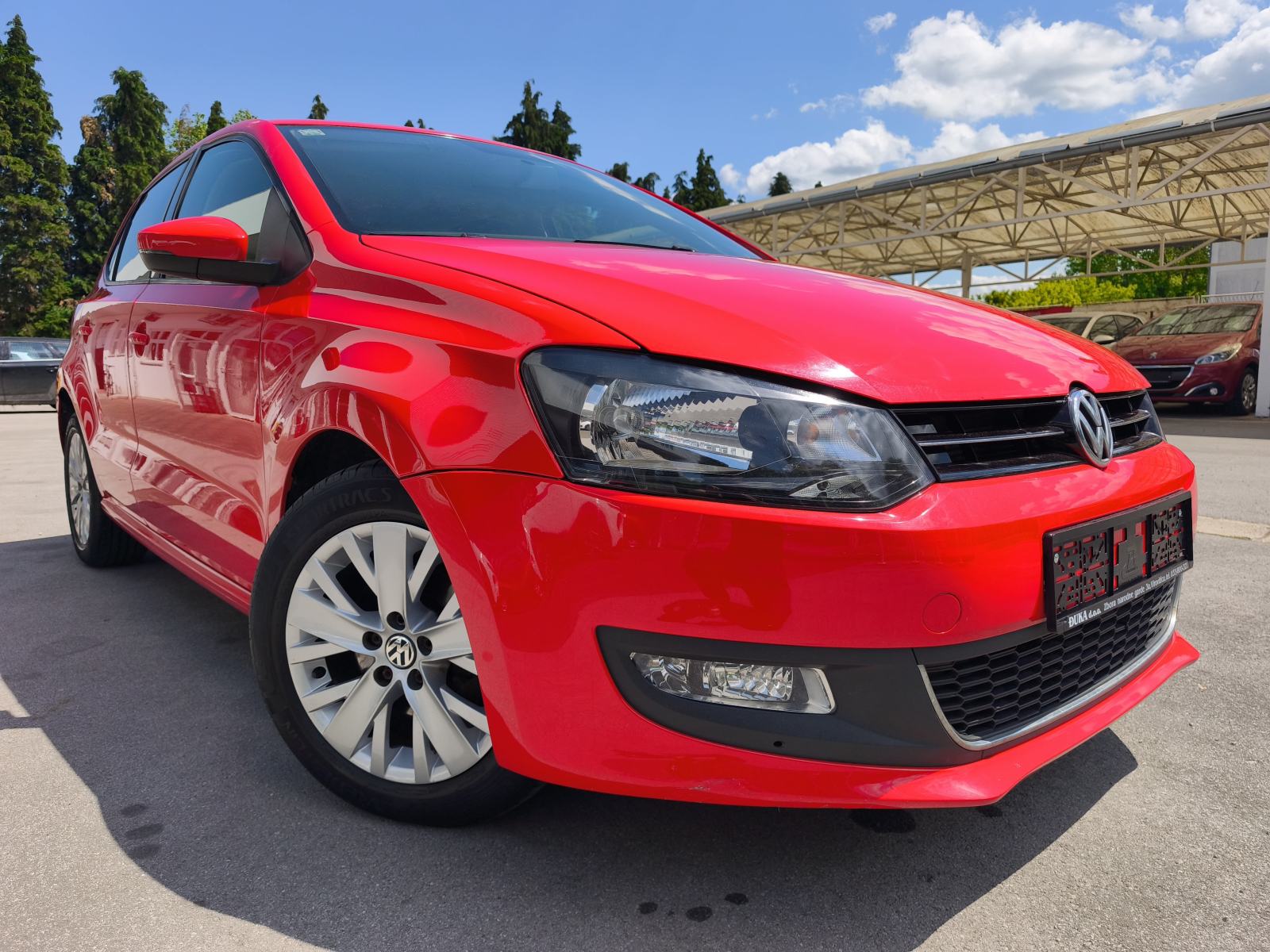 VW Polo 1,6 TDI TEMPOMAT KOŽNI VOLAN NADZOR GUMA PUTNI KOMPJUTER, fotografija 3
