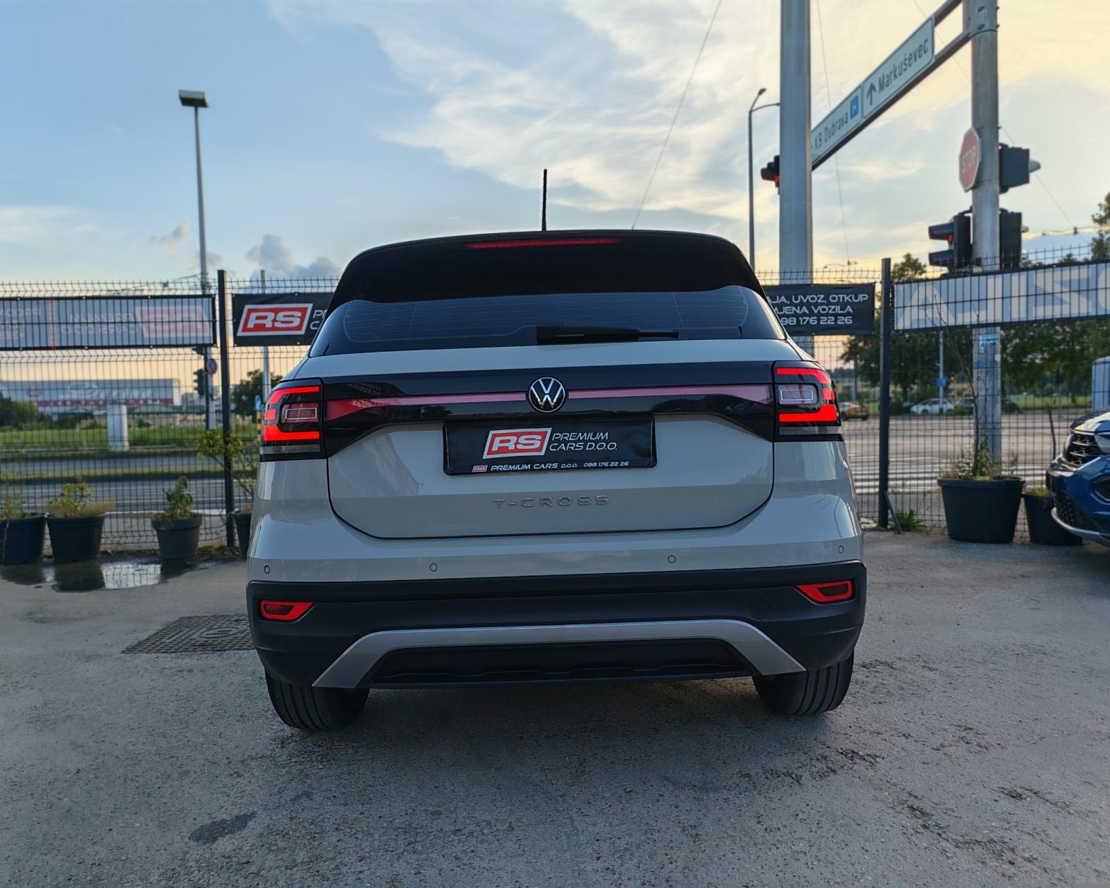 VW T-CROSS TSI 110 DSG, VIRTUAL, CARPLAY, PDC, ALU, KLIMA, JAMSTVO 12M, fotografija 13