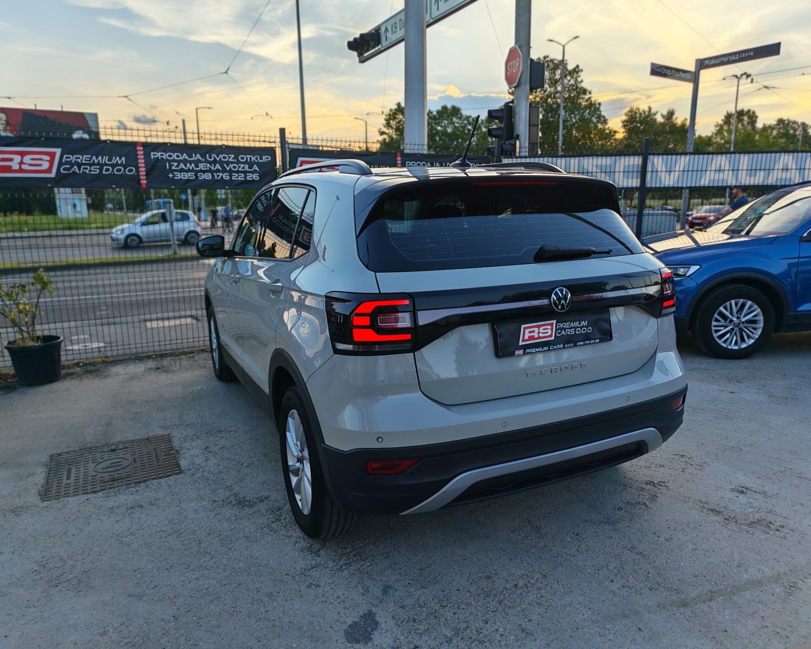 VW T-CROSS TSI 110 DSG, VIRTUAL, CARPLAY, PDC, ALU, KLIMA, JAMSTVO 12M, fotografija 14