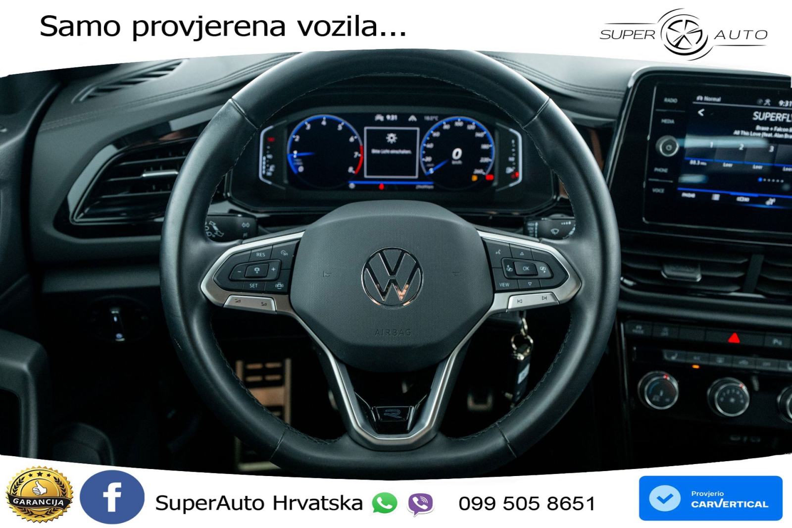 VW T-Roc 1.0 TSI R-Line 110 KS, ACC+GR SJED+VIRT, fotografija 9