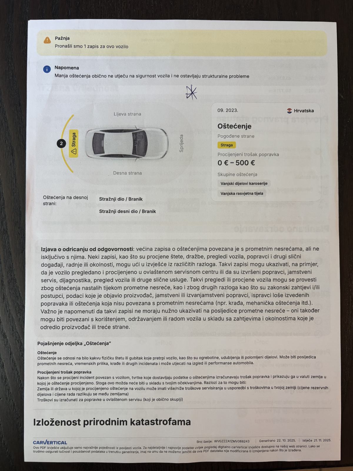 VW T-Roc 1,0 TSI, prodaja zbog zdravstvenog problema, detalji u opisu, fotografija 14