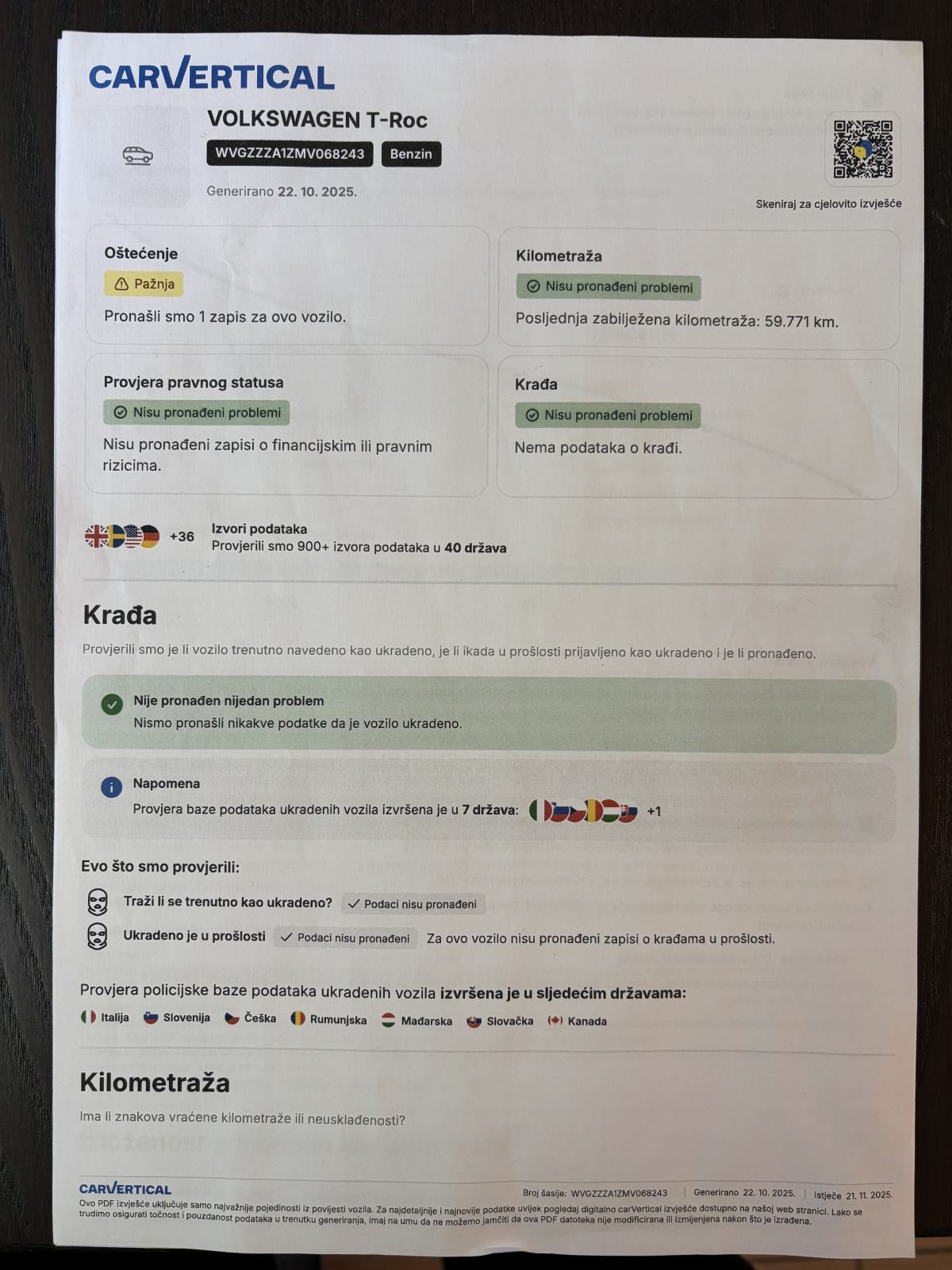 VW T-Roc 1,0 TSI, prodaja zbog zdravstvenog problema, detalji u opisu, fotografija 16