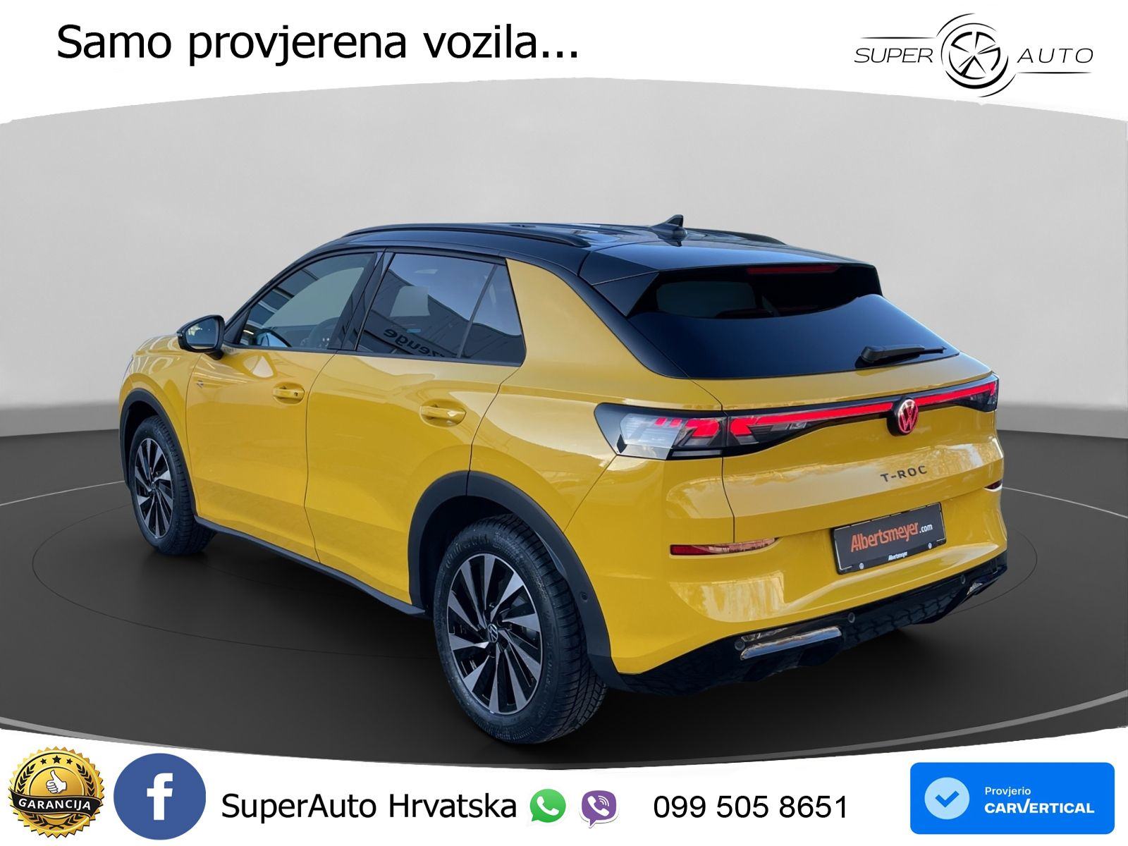 VW T-Roc 1.5 eTSI DSG R-Line 150 KS, ACC+360+KEY+GR SJED+HEAD+VIRT+LAN, fotografija 4