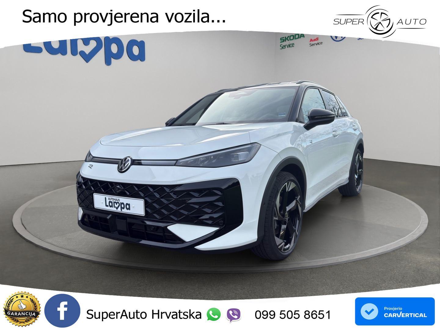 VW T-Roc 1.5 eTSI DSG R-Line 150 KS, ACC+360+KEY+GR SJED+HEAD+VIRT+LAN