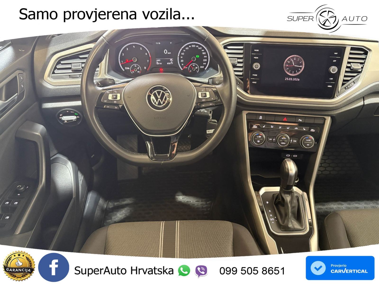 VW T-Roc 1.5 TSI DSG Design 150 KS, LED+ACC+GR SJED+KAM+VIRT+PDC, fotografija 5