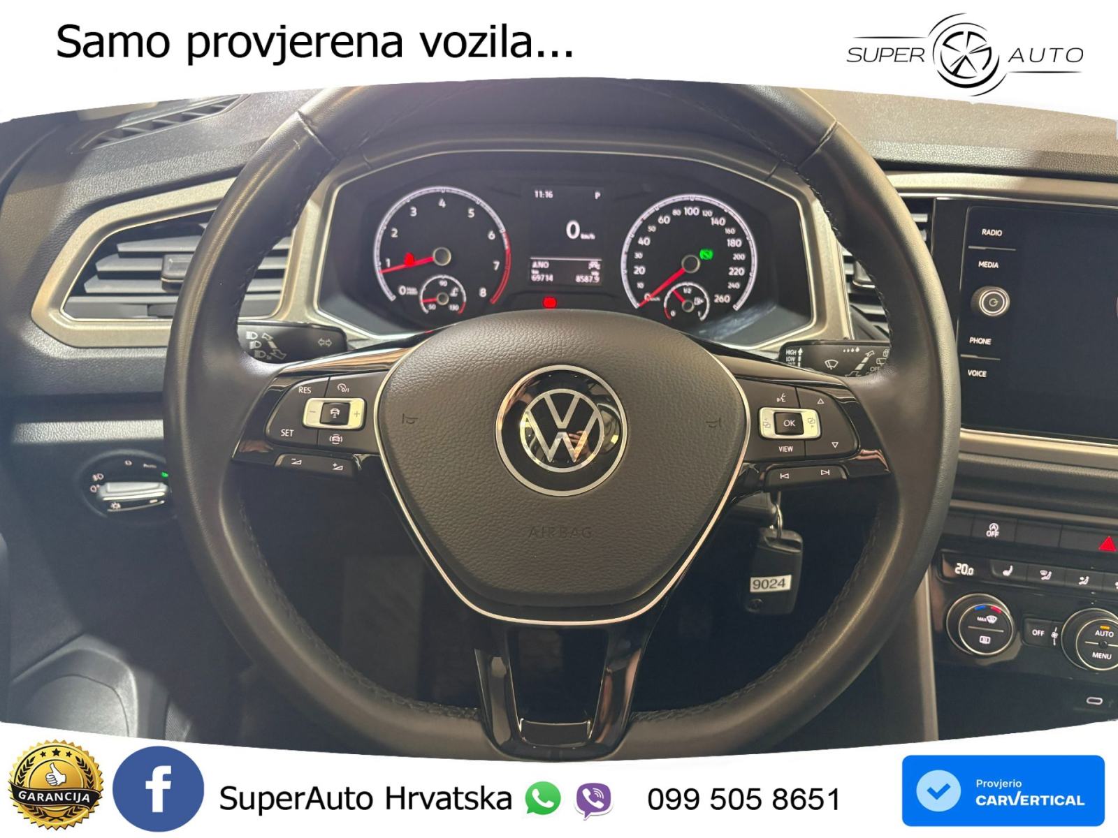 VW T-Roc 1.5 TSI DSG Design 150 KS, LED+ACC+GR SJED+KAM+VIRT+PDC, fotografija 6
