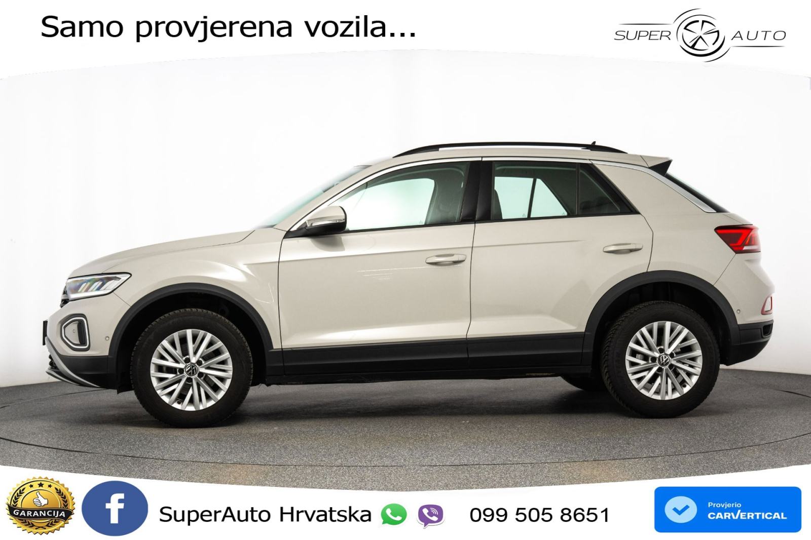 VW T-Roc 1.5 TSI DSG Life 150 KS, LED+KUKA+GR SJED+PDC+VIRT, fotografija 3