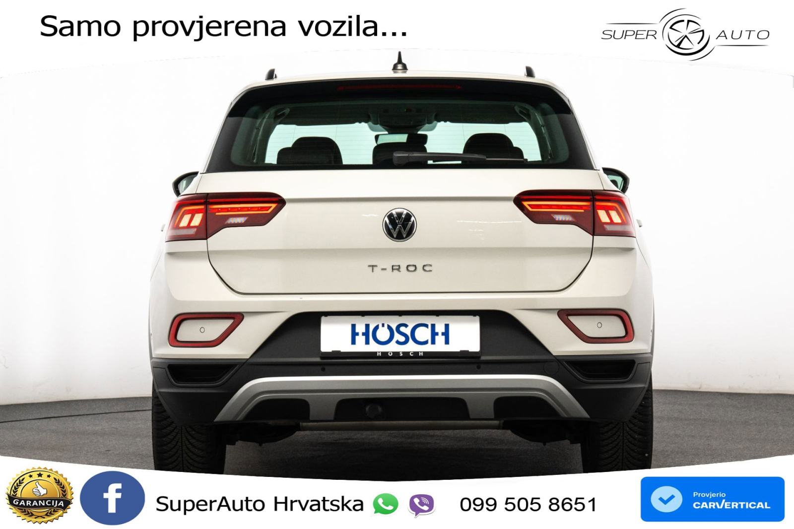 VW T-Roc 1.5 TSI DSG Life 150 KS, LED+KUKA+GR SJED+PDC+VIRT, fotografija 4
