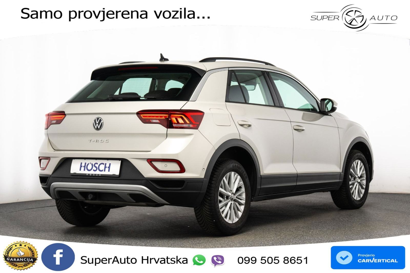 VW T-Roc 1.5 TSI DSG Life 150 KS, LED+KUKA+GR SJED+PDC+VIRT, fotografija 5