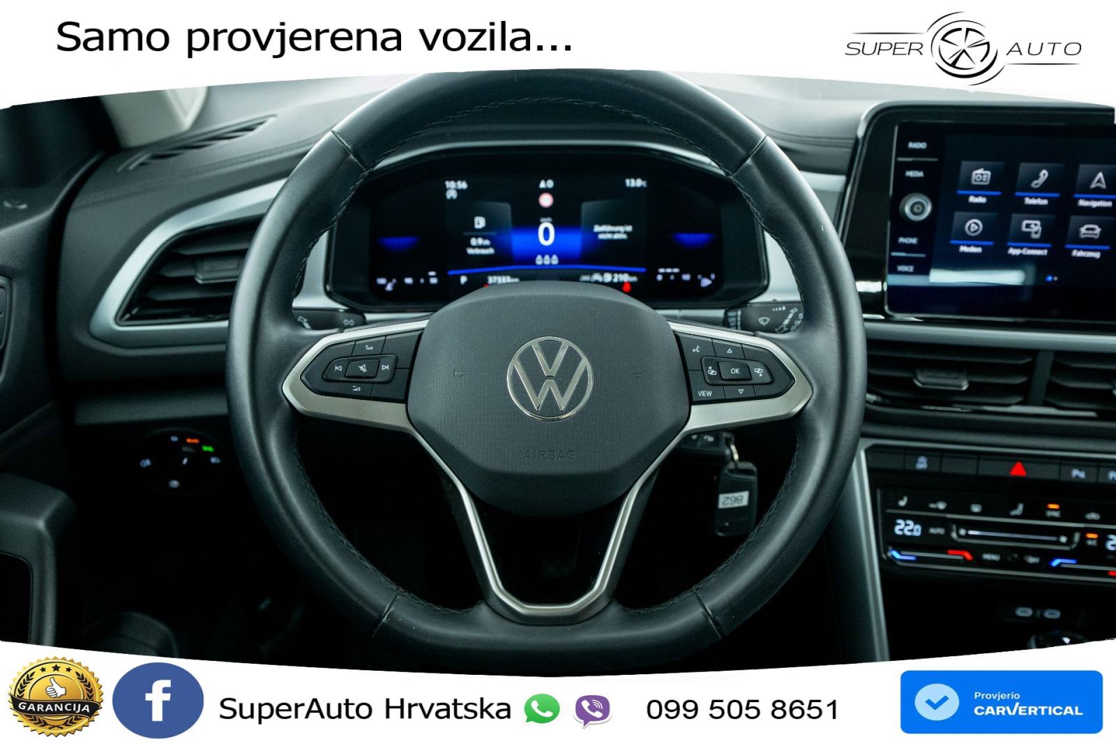 VW T-Roc 1.5 TSI DSG Life 150 KS, LED+KUKA+GR SJED+PDC+VIRT, fotografija 7