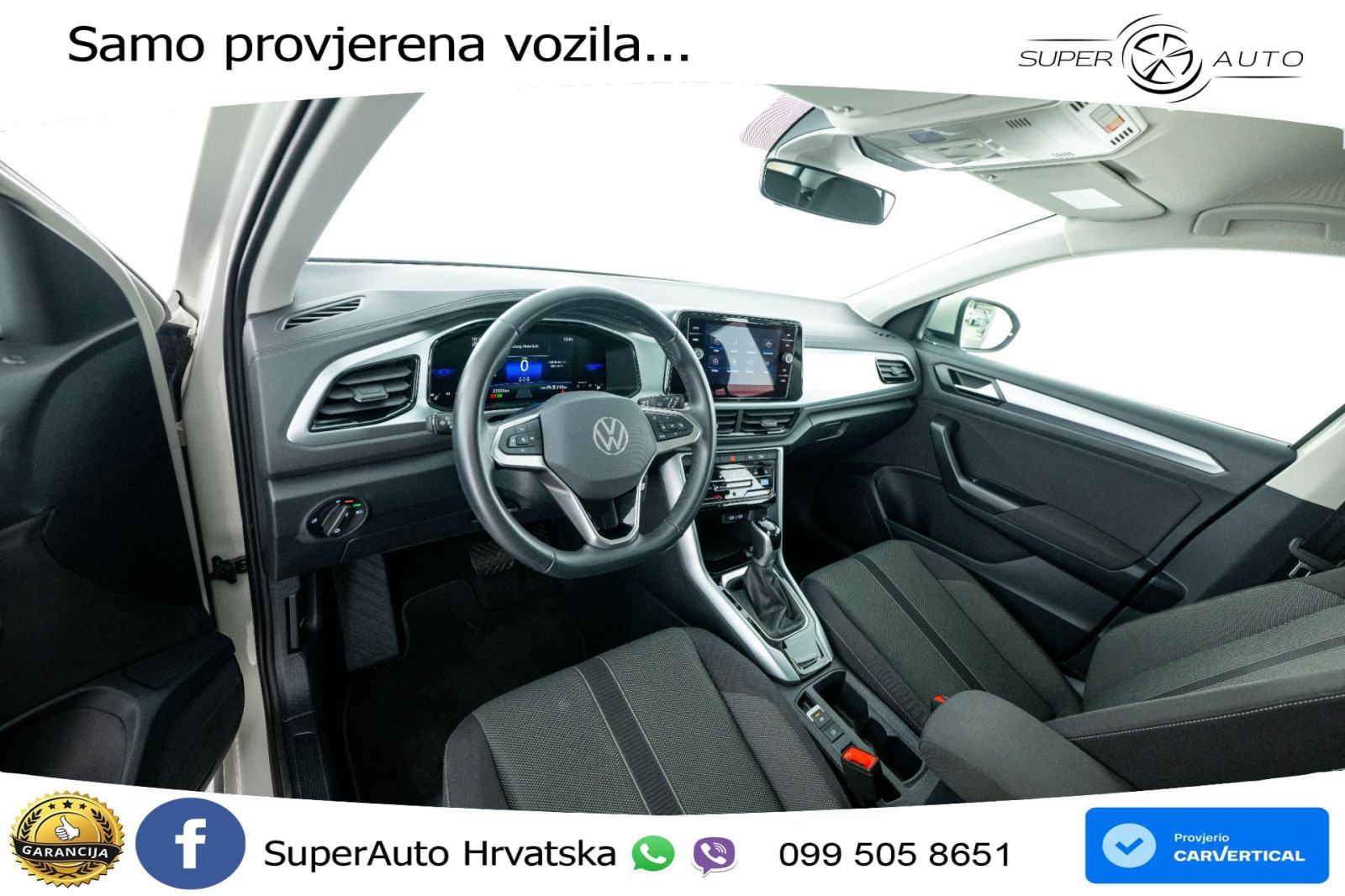 VW T-Roc 1.5 TSI DSG Life 150 KS, LED+KUKA+GR SJED+PDC+VIRT, fotografija 12