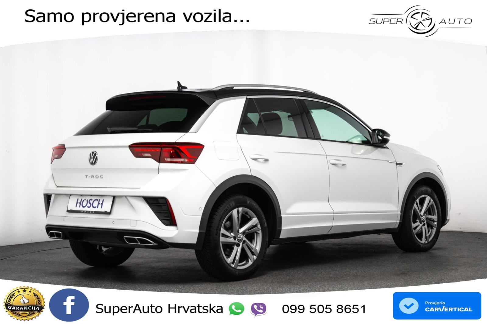VW T-Roc 1.5 TSI DSG R-Line 150 KS, LED+ACC+GR SJED+KAM+VIRT+PDC, fotografija 5