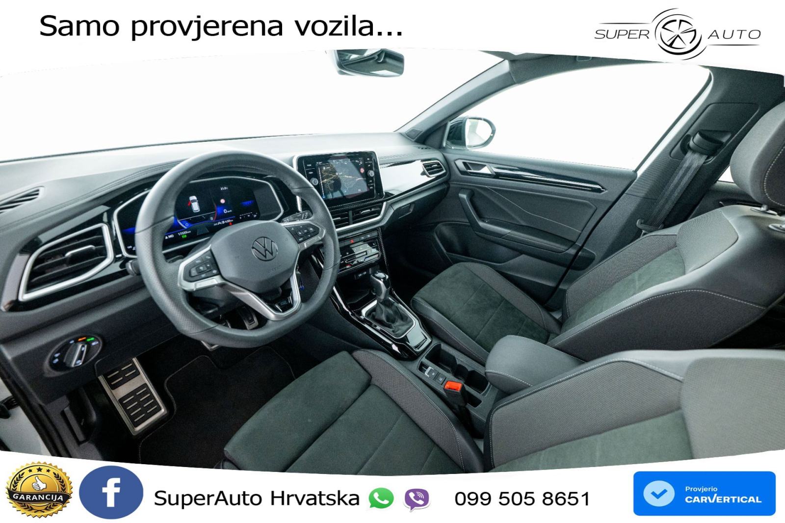 VW T-Roc 1.5 TSI DSG R-Line 150 KS, LED+ACC+GR SJED+KAM+VIRT+PDC, fotografija 12