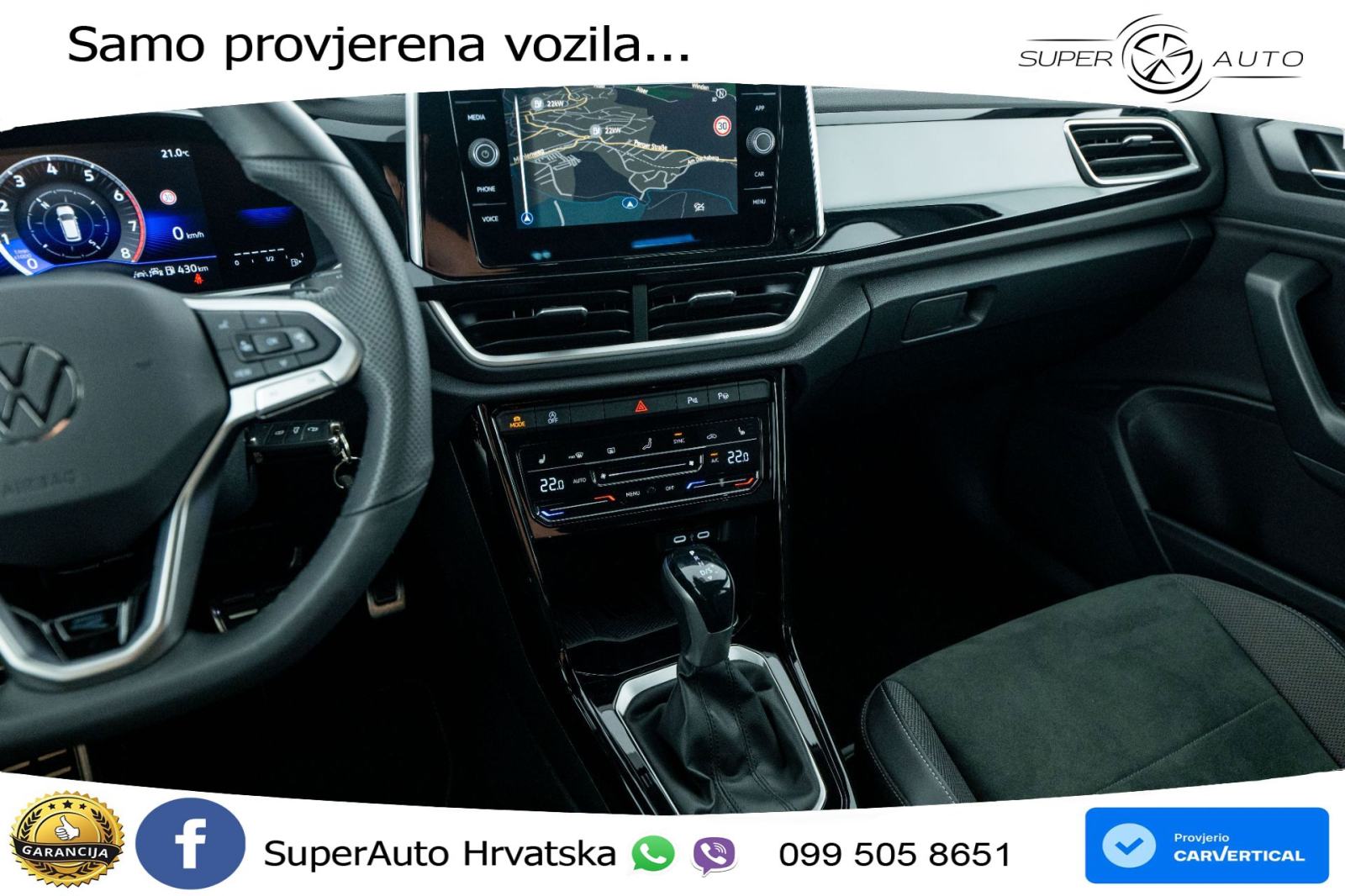 VW T-Roc 1.5 TSI DSG R-Line 150 KS, LED+ACC+GR SJED+KAM+VIRT+PDC, fotografija 15